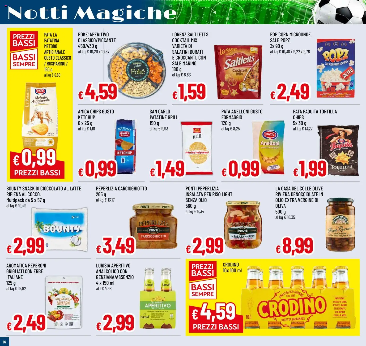 Volantino Famila del 04.06.2026 | Pagina: 16 | Prodotti: Peperoni, Patatine, Ketchup, Spezie