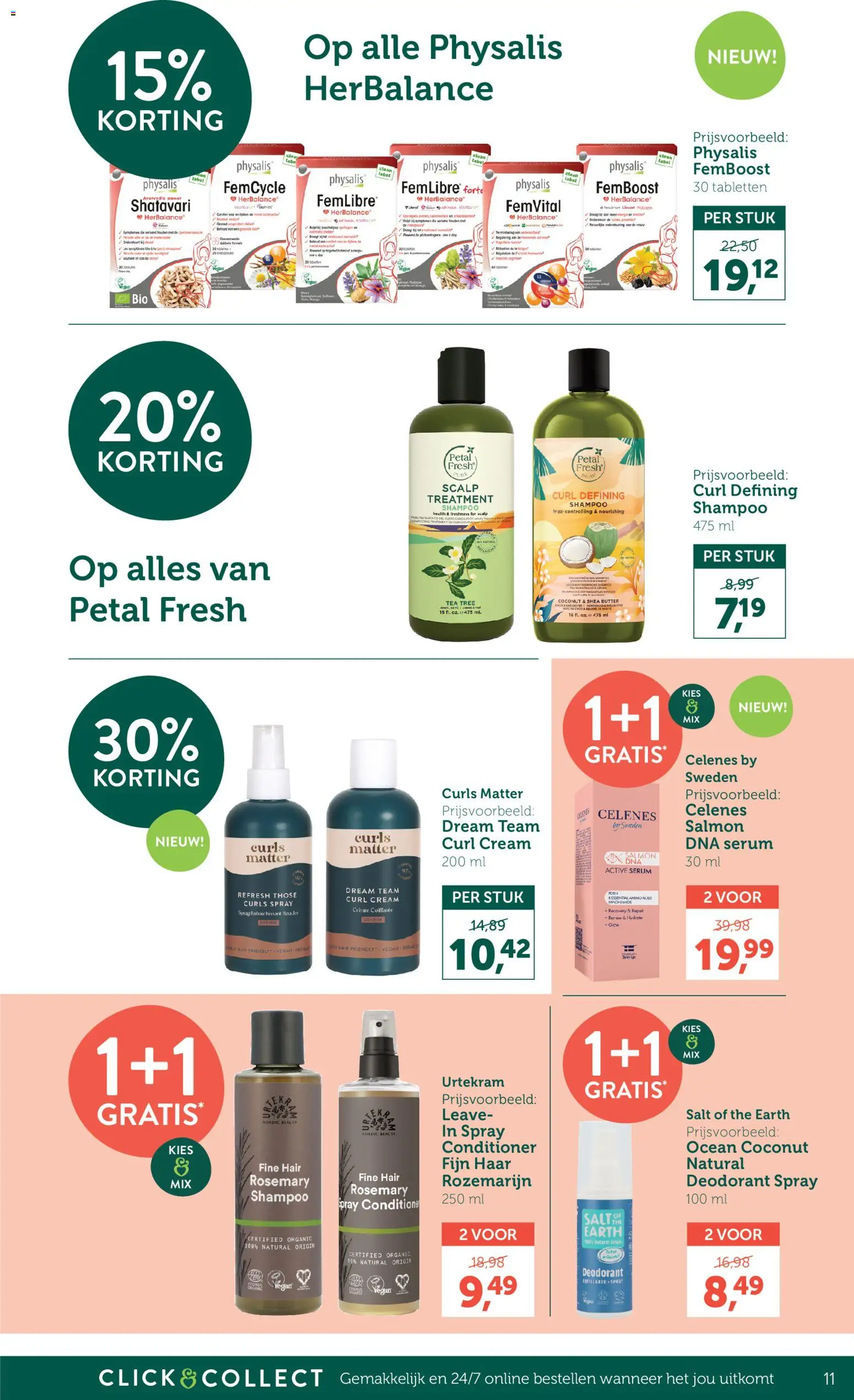 {H1} | Pagina: 11 | Producten: Shampoo, Conditioner, Crème, Deodorant