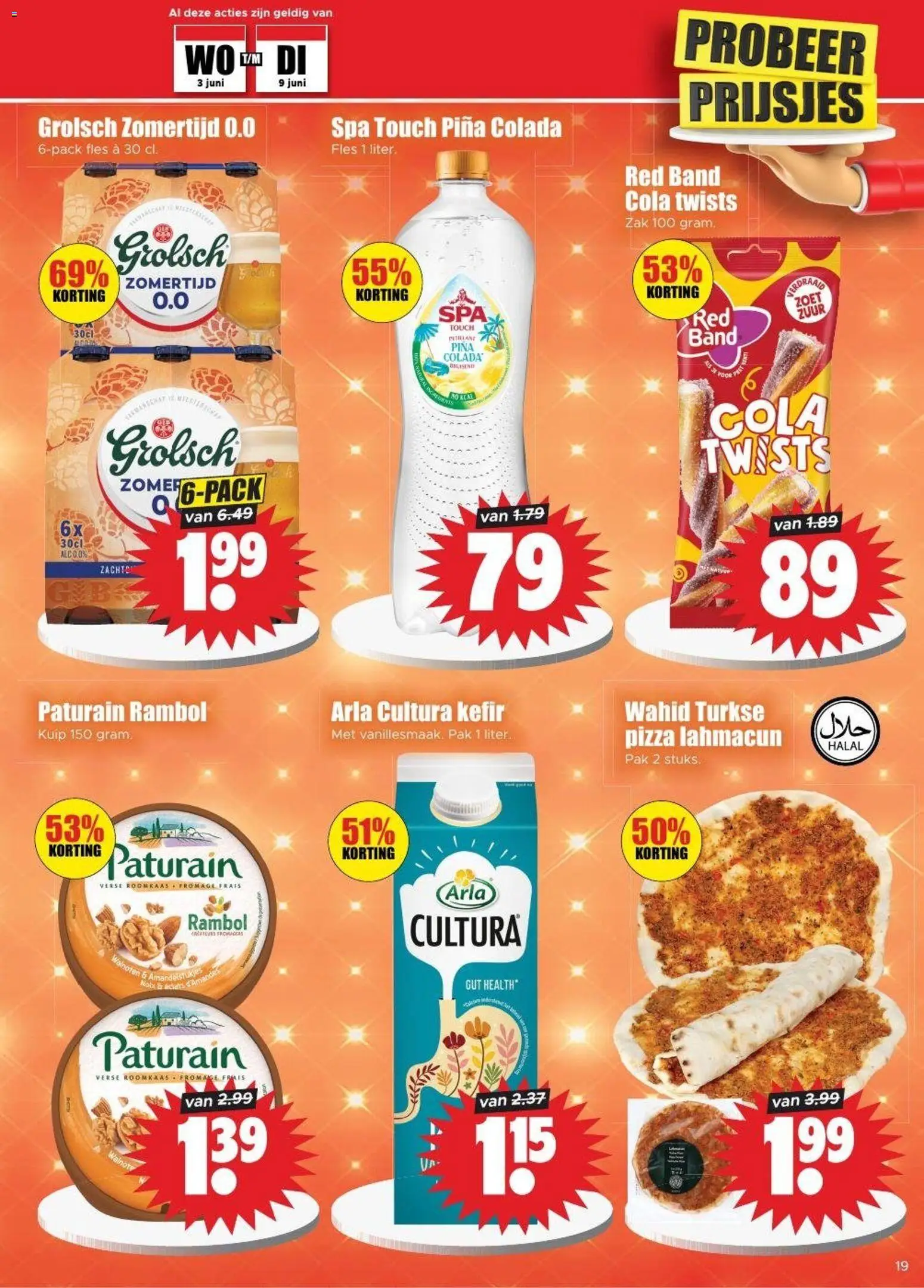 {H1} | Pagina: 15 | Producten: Pizza, Fles, Roomkaas, Zak