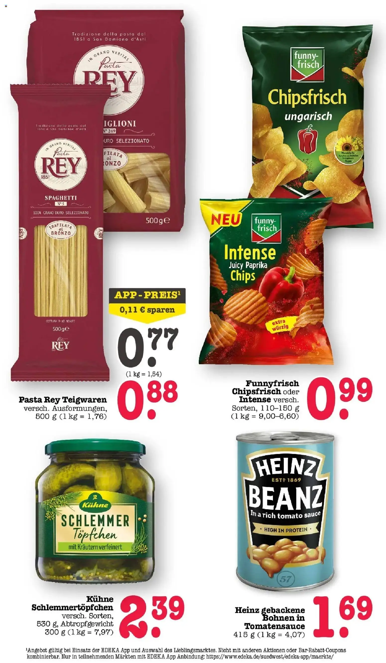 Edeka prospekt Bühlertal	 – gültig ab 10.05.2026 | Seite: 44 | Produkte: Gewicht, Funny frisch, Paprika, Pasta