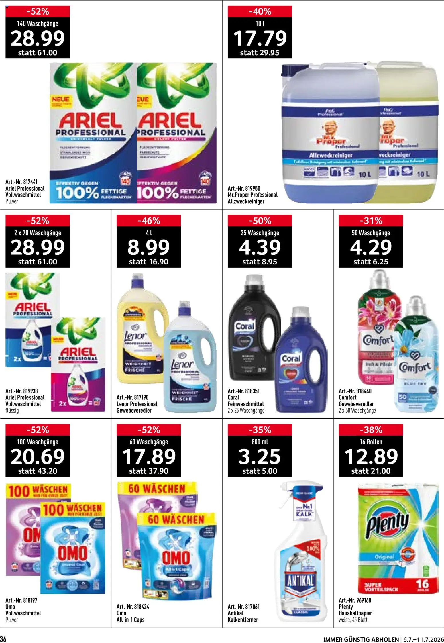 🛍️ Prodega aktionen ab 06.07.2026 » Entdecken Sie exklusive Rabatte und sparen Sie noch heute! 💰 | Schweiz