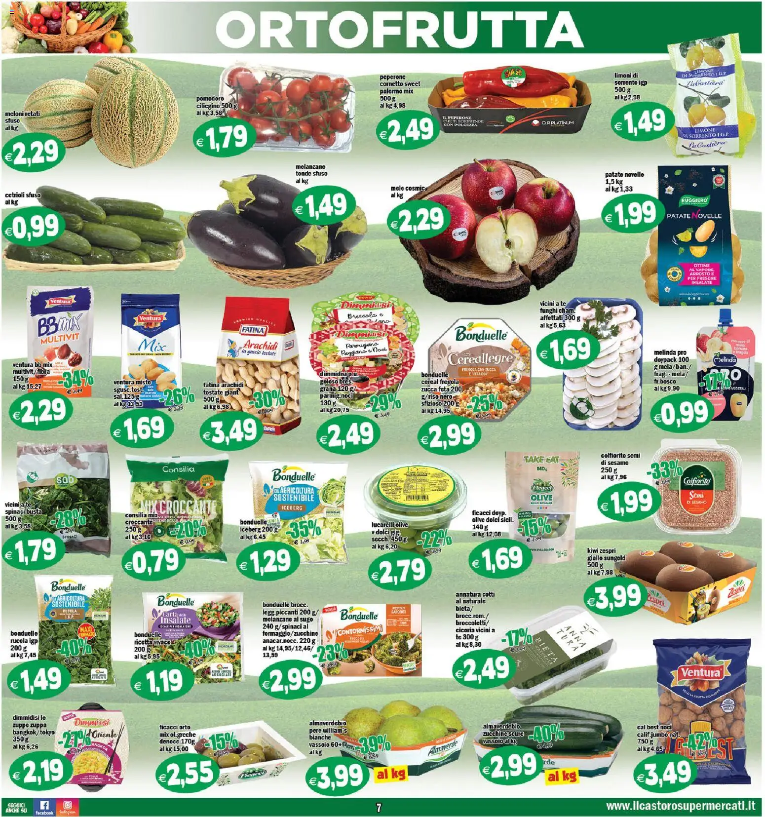 Volantino Il Castoro del 08.05.2026 | Pagina: 7 | Prodotti: Mele, Tè, Cornetto, Funghi