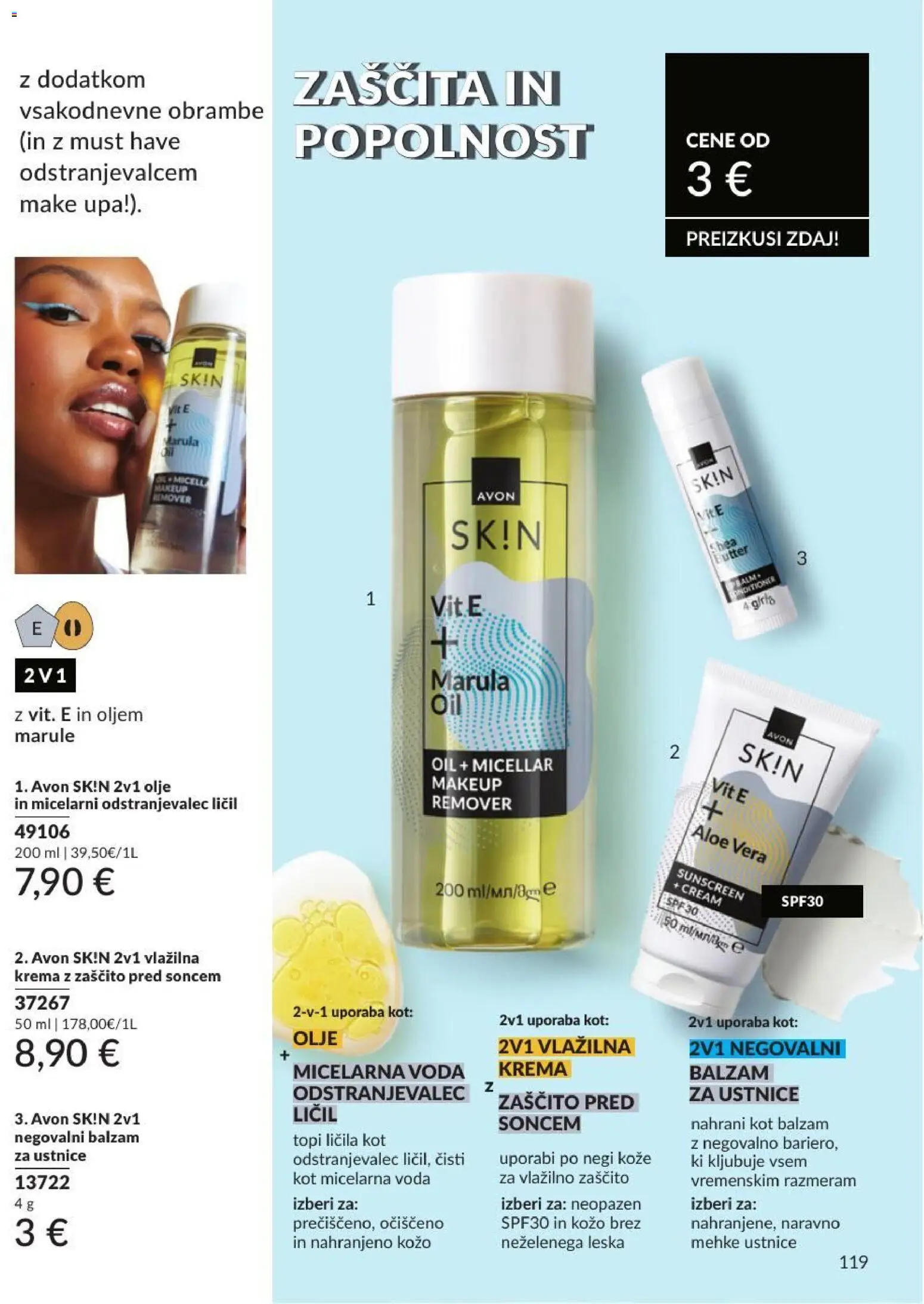 Novi Avon katalog ponudbe – veljaven od 30.06.2026 | Stran: 119 | Izdelki: Balzam za ustnice, Licila, Krema, Olje