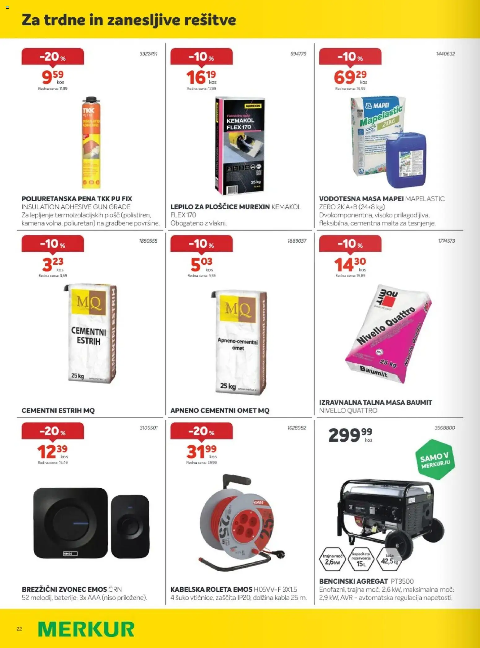 Novi Merkur katalog ponudbe – veljaven od 05.08.2026 | Stran: 22