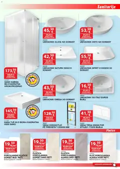 Smit Commerce Katalog - Pregled kataloga iz trgovine Smit Commerce, vrijedi od 15.05.2026 | Stranica: 7 | Proizvodi: Umivaonik, Tuš, Pločice, Vodokotlić