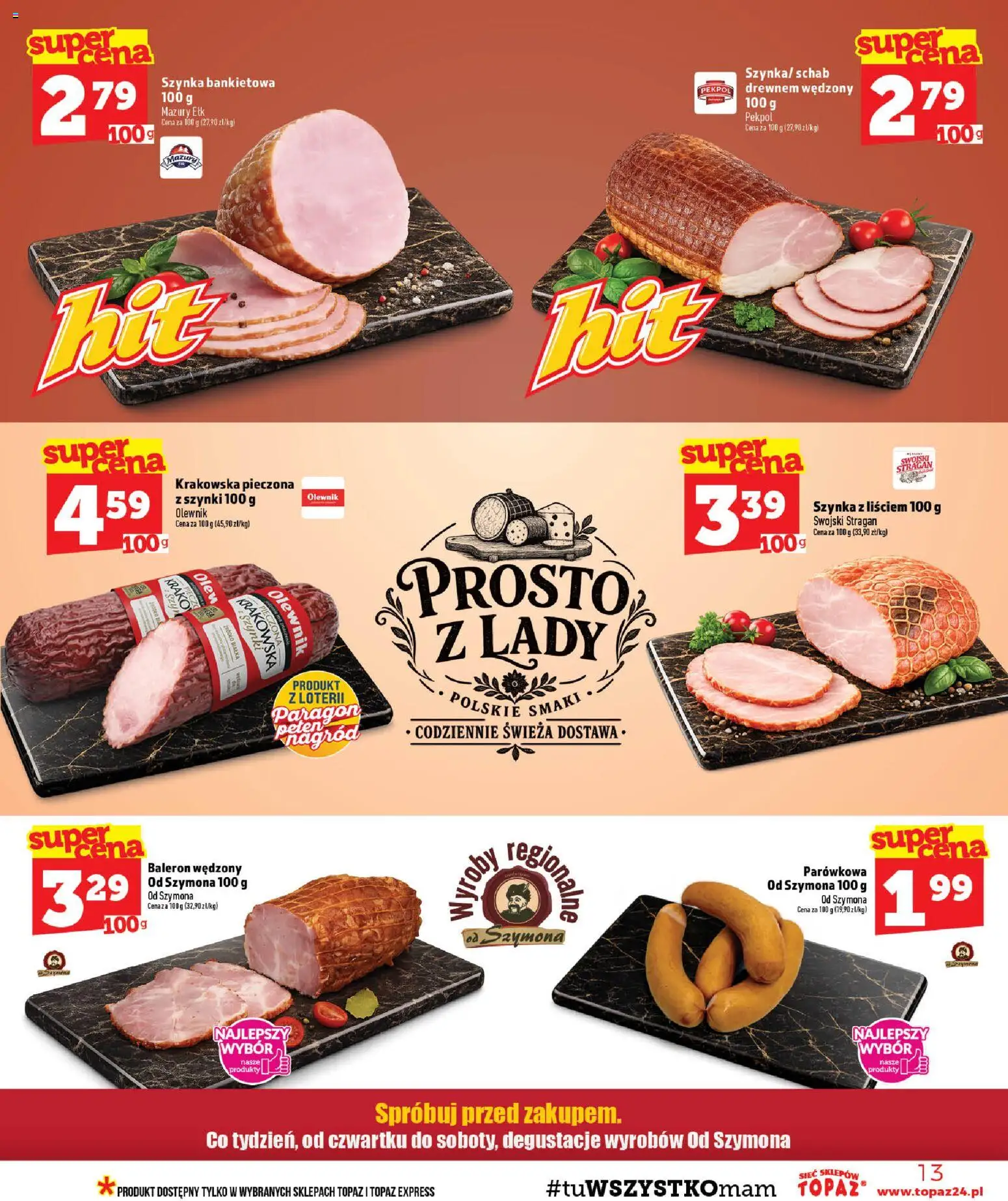 Topaz gazetka od 01.10.2026 | Strona: 13