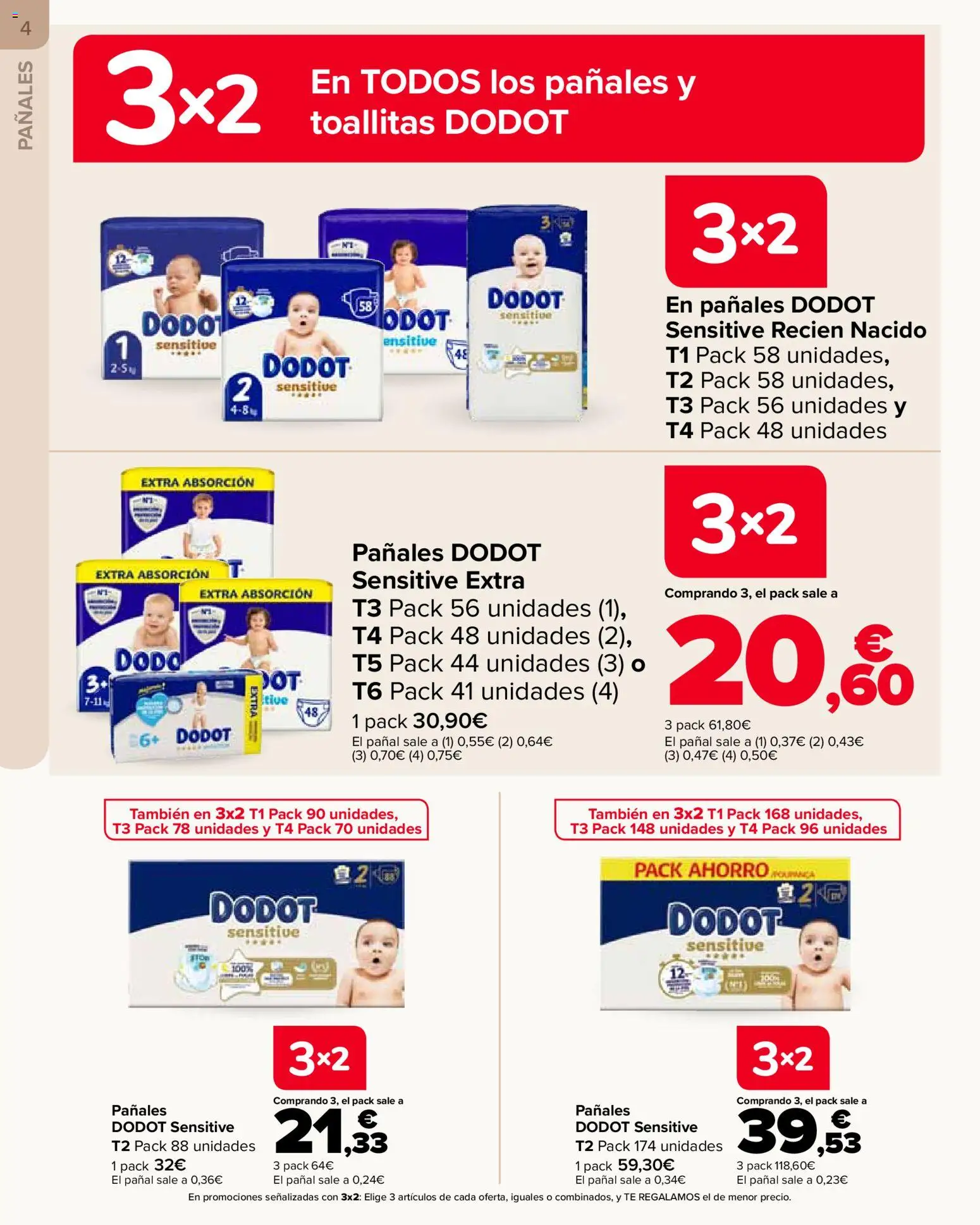 Carrefour folleto Bebé │ válido desde el 26/08/2026 | Página: 4 | Productos: Té, Pañales