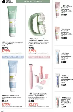 Vista previa Oriflame - Catálogo Campaña 12 válido desde el 26/08/2026 | Página: 130 | Productos: Crema, Exfoliante, Suavizante, Exfoliante corporal