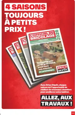 Brico Dépôt - Prévisualisation de Brico Dépôt - L'officiel du bricolage valide à partir de 25.03.2026 | Page: 107