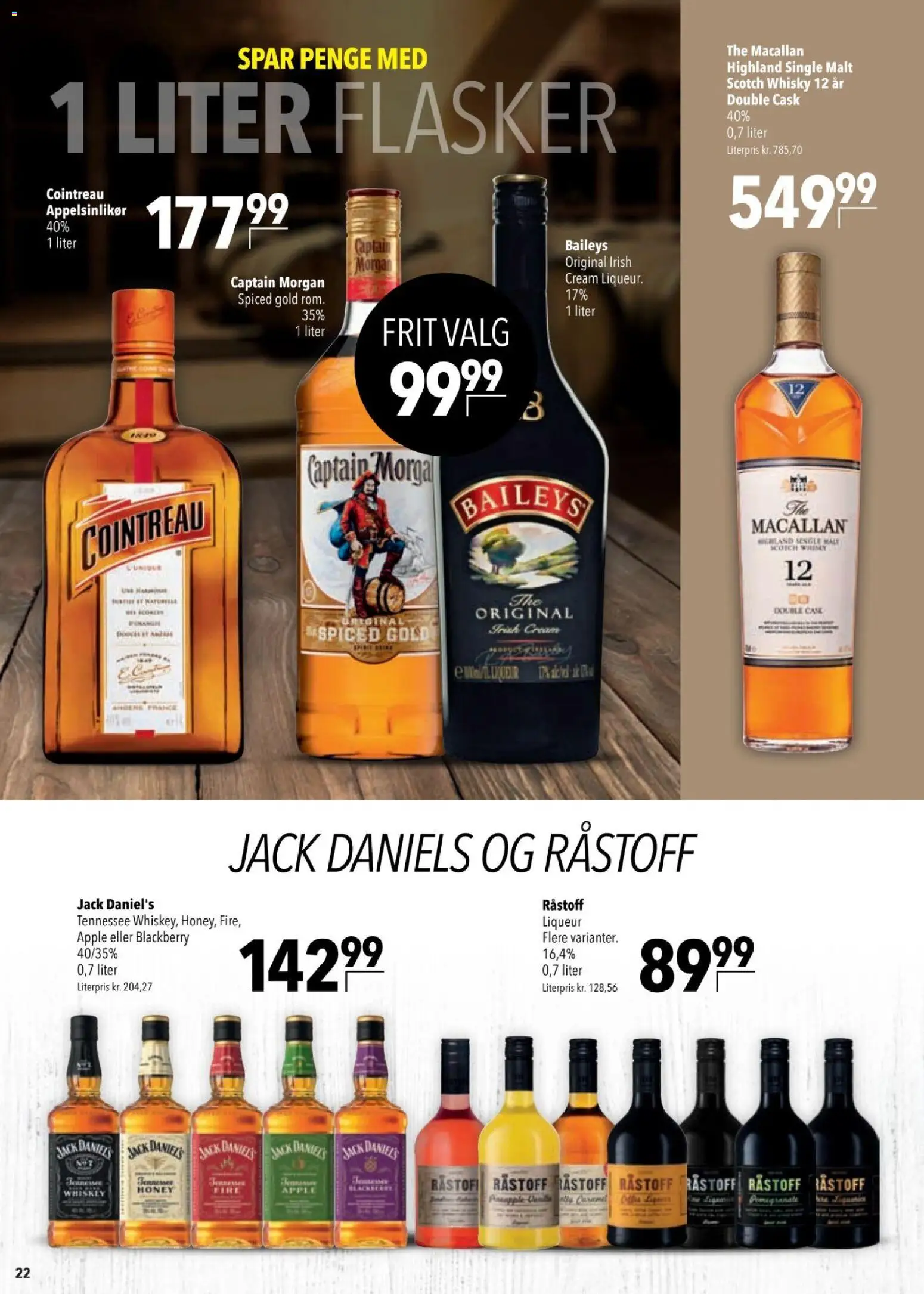 CITTI tilbudsavis – gyldig fra 25/03/2026 | Side: 22 | Produkter: Baileys, Whisky, Case, Jack Daniel's