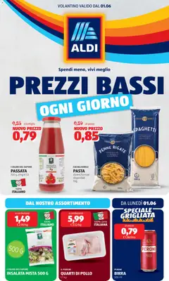 Anteprima del volantino Aldi volantino valido a partire dal 01.06.2026