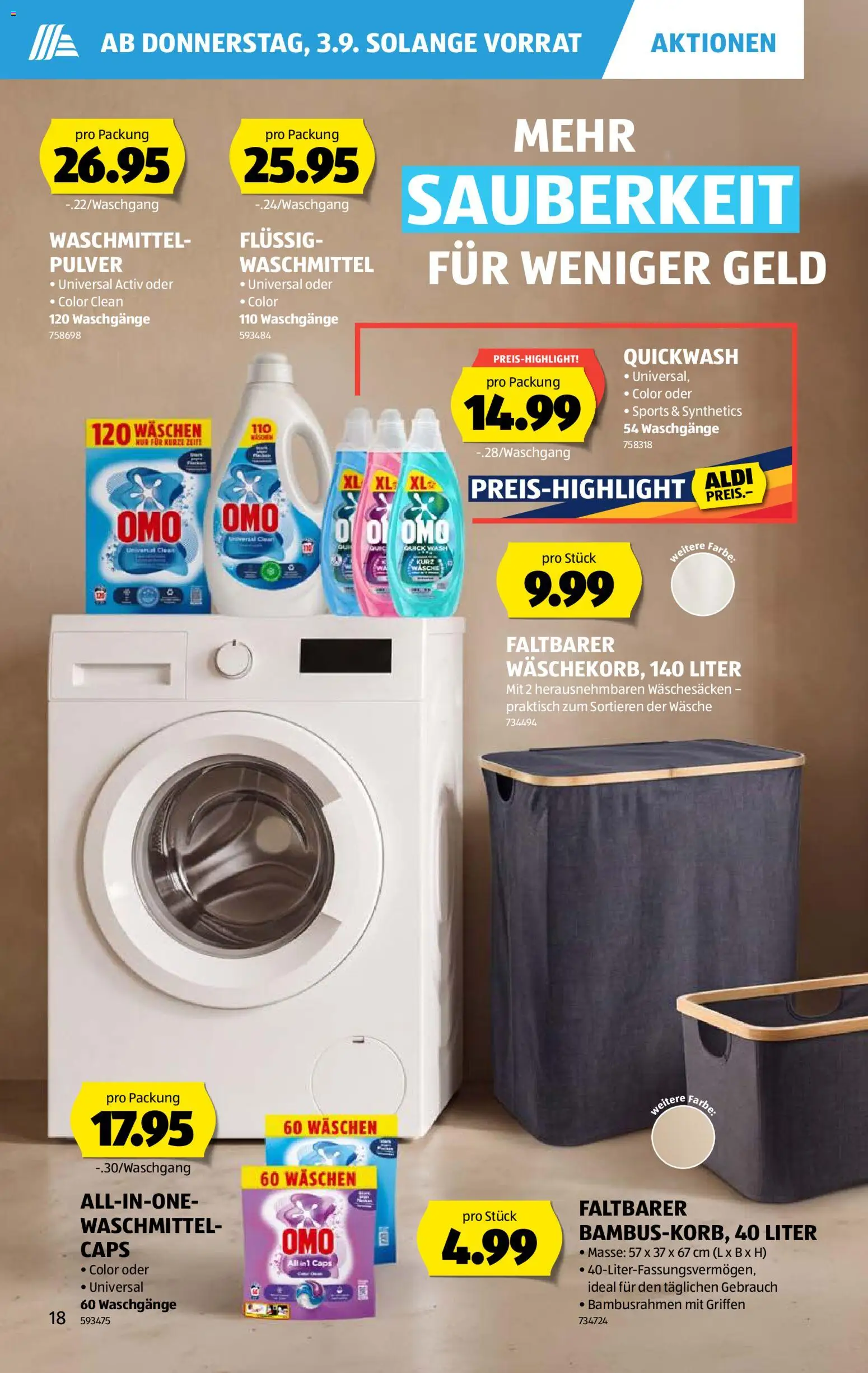 Aldi aktionen – gültig ab 03.09.2026 | Seite: 18