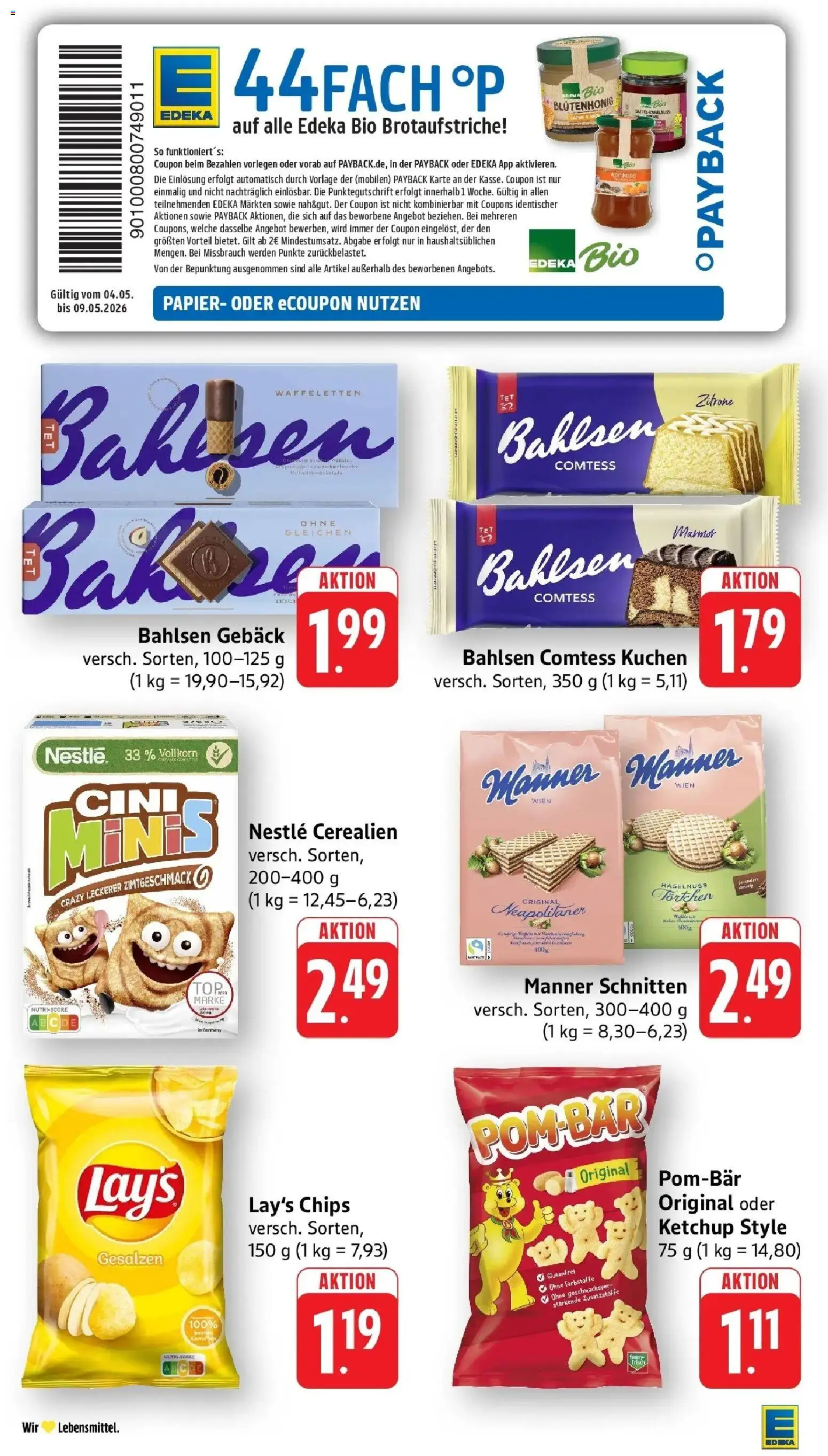 Edeka prospekt Pfungstadt	 – gültig ab 04.05.2026 | Seite: 39 | Produkte: POM-BÄR, Zitrone, Kuchen, Ketchup