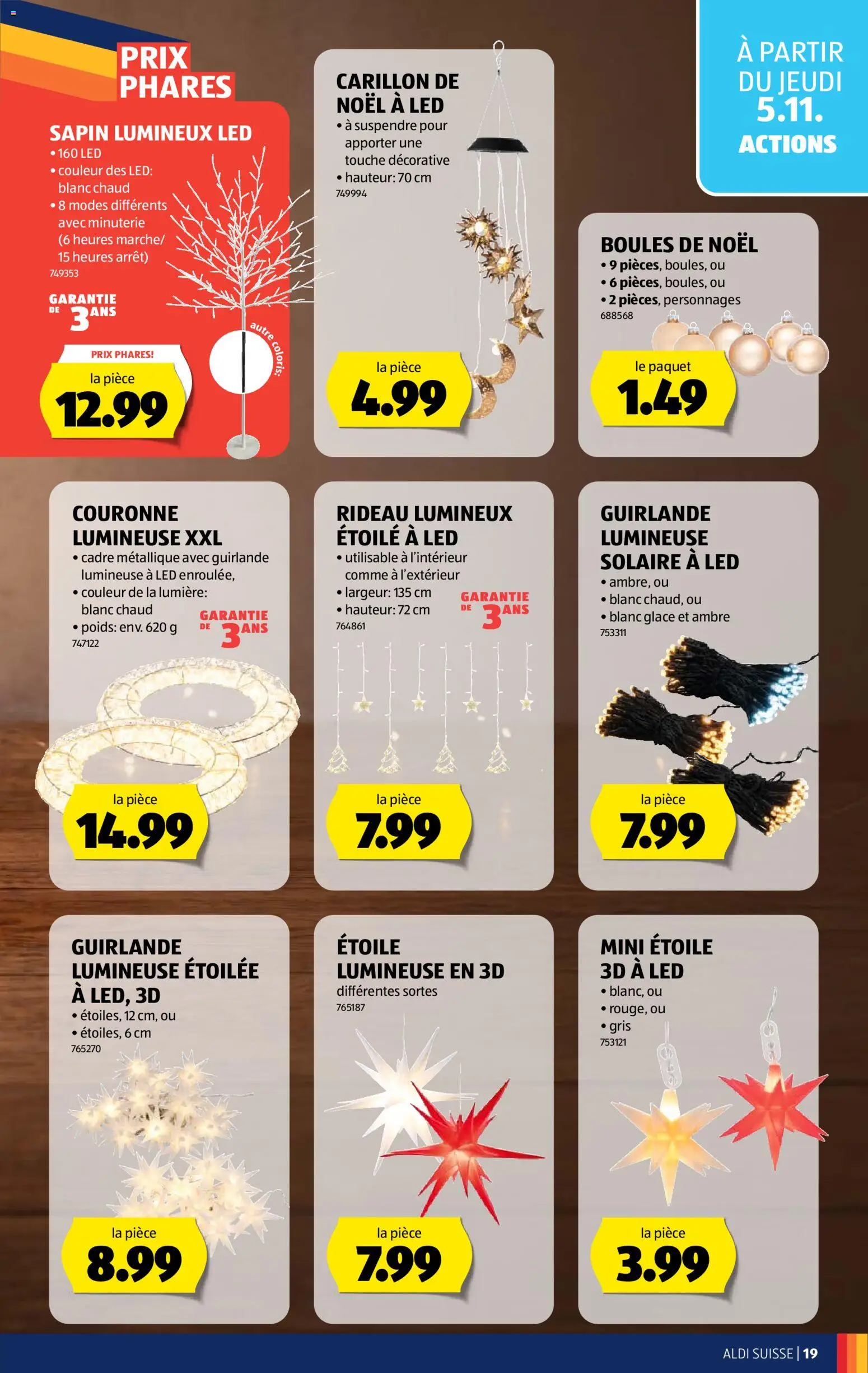 Aldi aktionen FR – gültig ab 05.11.2026 | Seite: 19 | Produkte: String, Glace