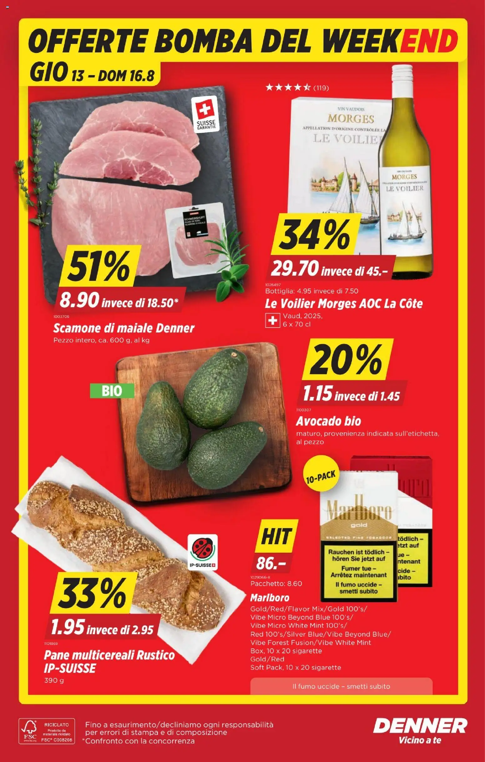 Denner aktionen IT – gültig ab 13.08.2026 | Seite: 20 | Produkte: Pane, Avocado