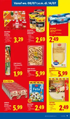 MILBONA Yoghurt op Griekse wijze XXL, 8 x 125 g - Voorbeeld van een folder van Lidl, geldig van 06/07/2026 | Pagina: 11