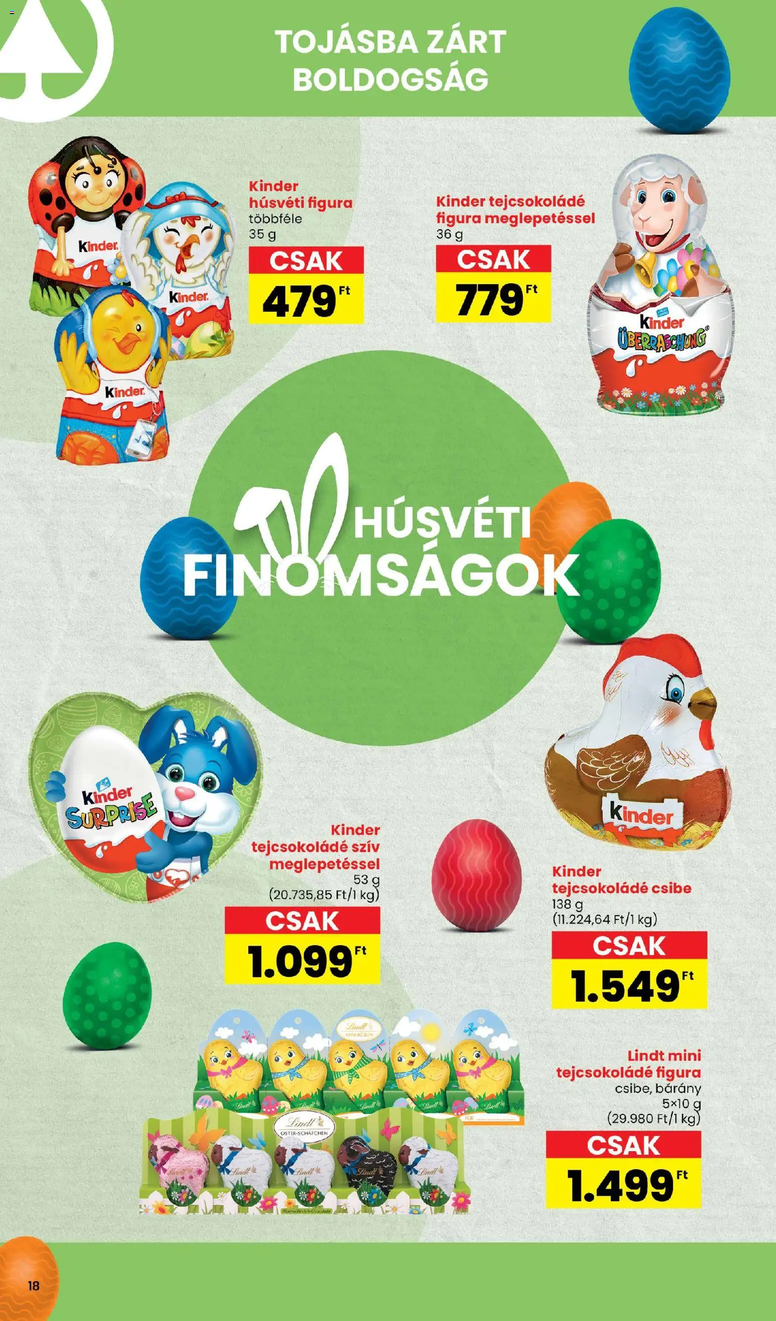 Spar akciós ujság - amely érvényes a következő dátumtól: 05.03.2026 | Oldal: 18 | Termékek: Tejcsokoládé