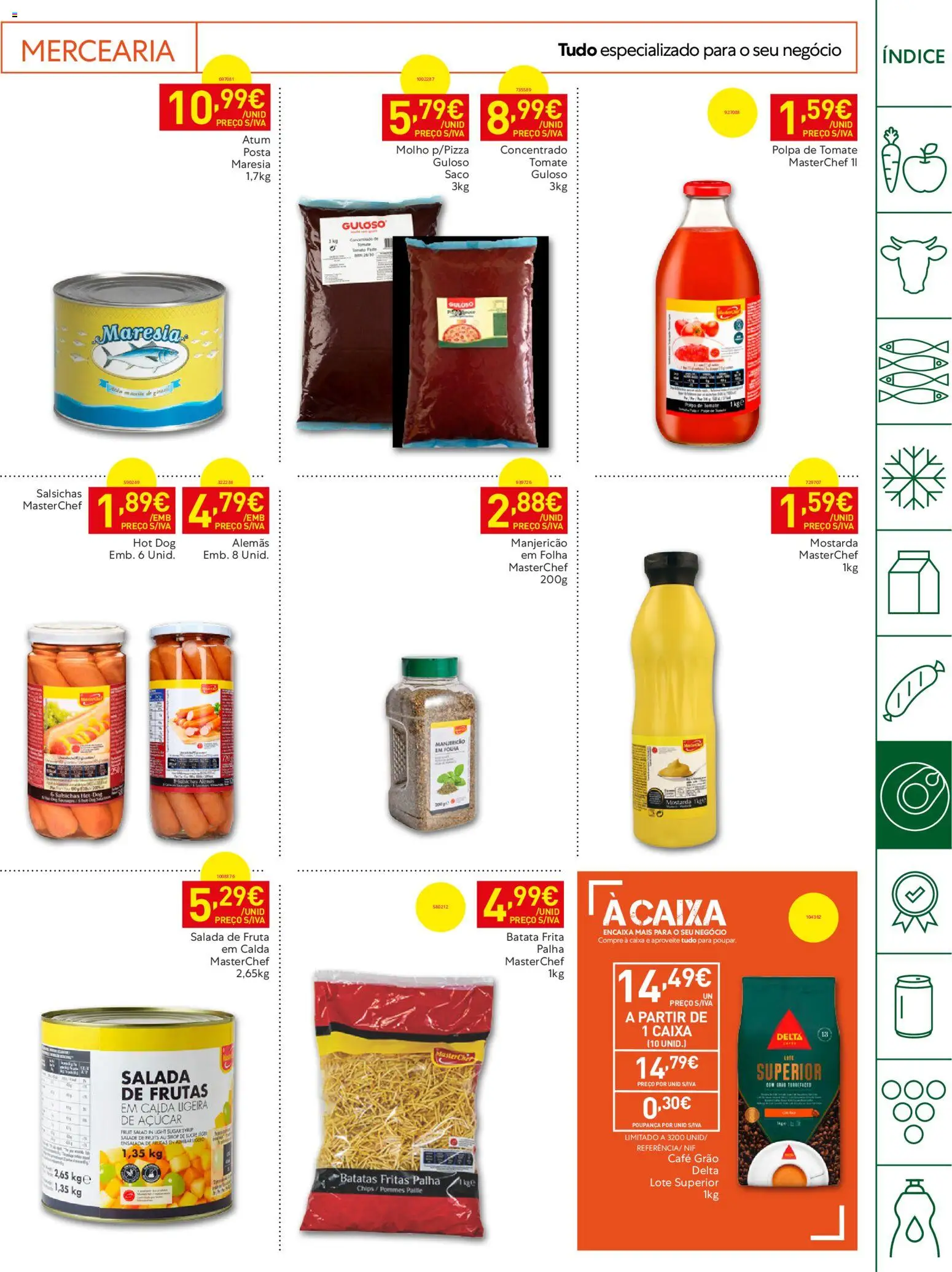 Recheio Horeca Madeira │ válido de 23/06/2026 | Página: 15 | Produtos: Café, Açúcar, Batatas fritas, Salada