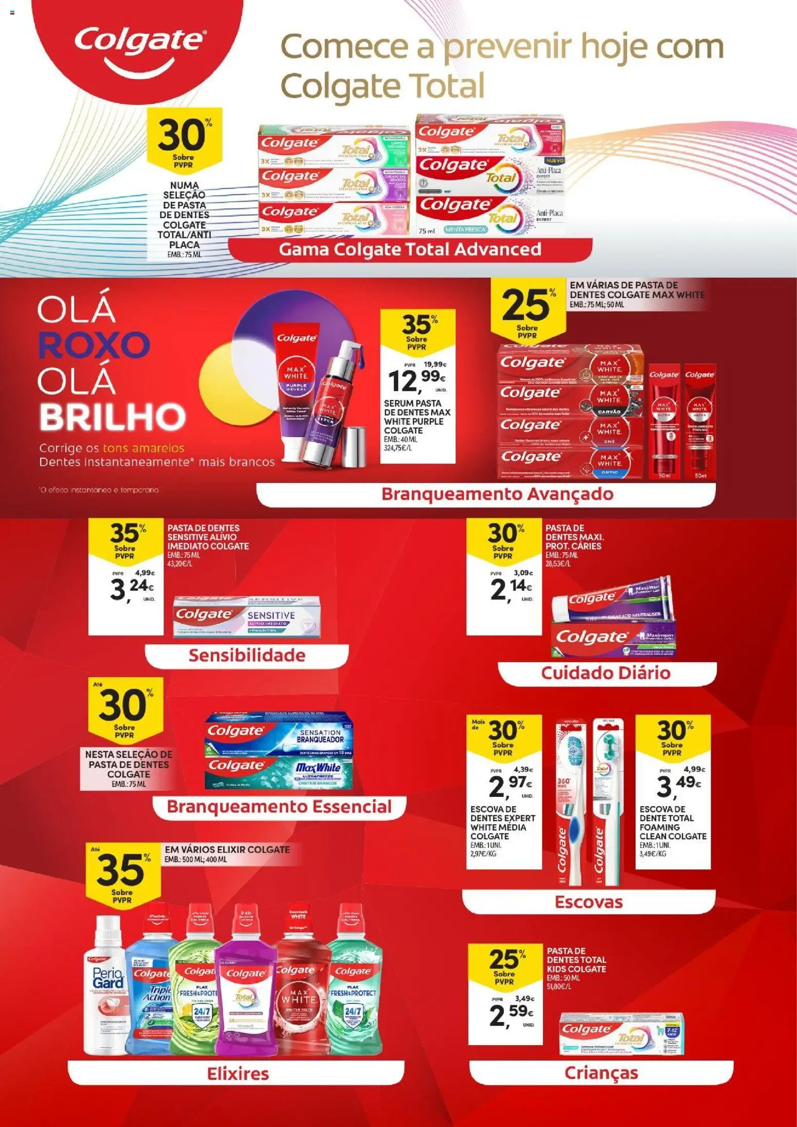 Continente folheto Açores │ válido de 15/10/2026 | Página: 28 | Produtos: Pasta de dentes, Escova de dentes, Sérum, Maça