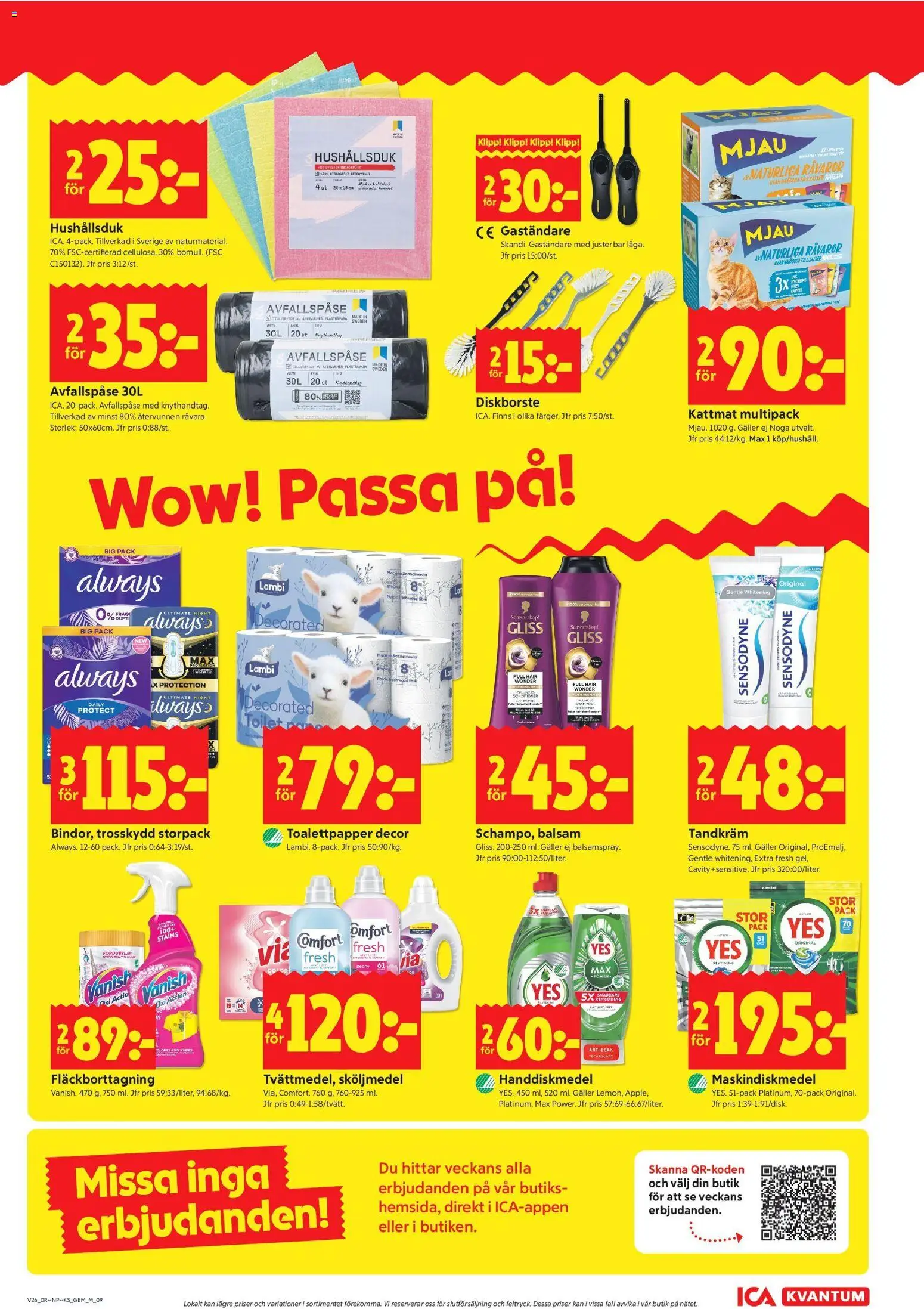 ICA Kvantum reklamblad aktuell från 22/06/2026 | Sida: 9
