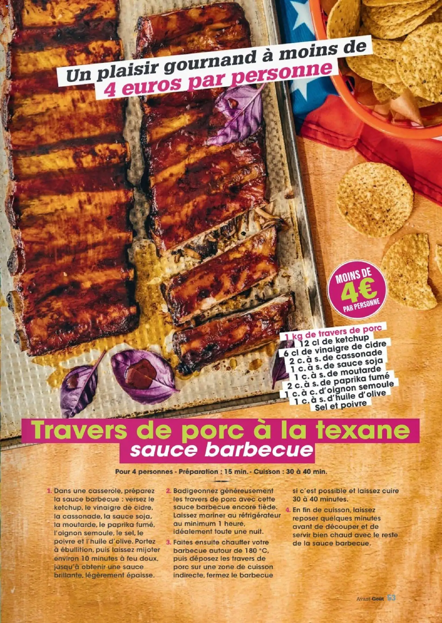 {H1} | Page: 53 | Produits: Réfrigérateur, Cidre, Moutarde, Porc