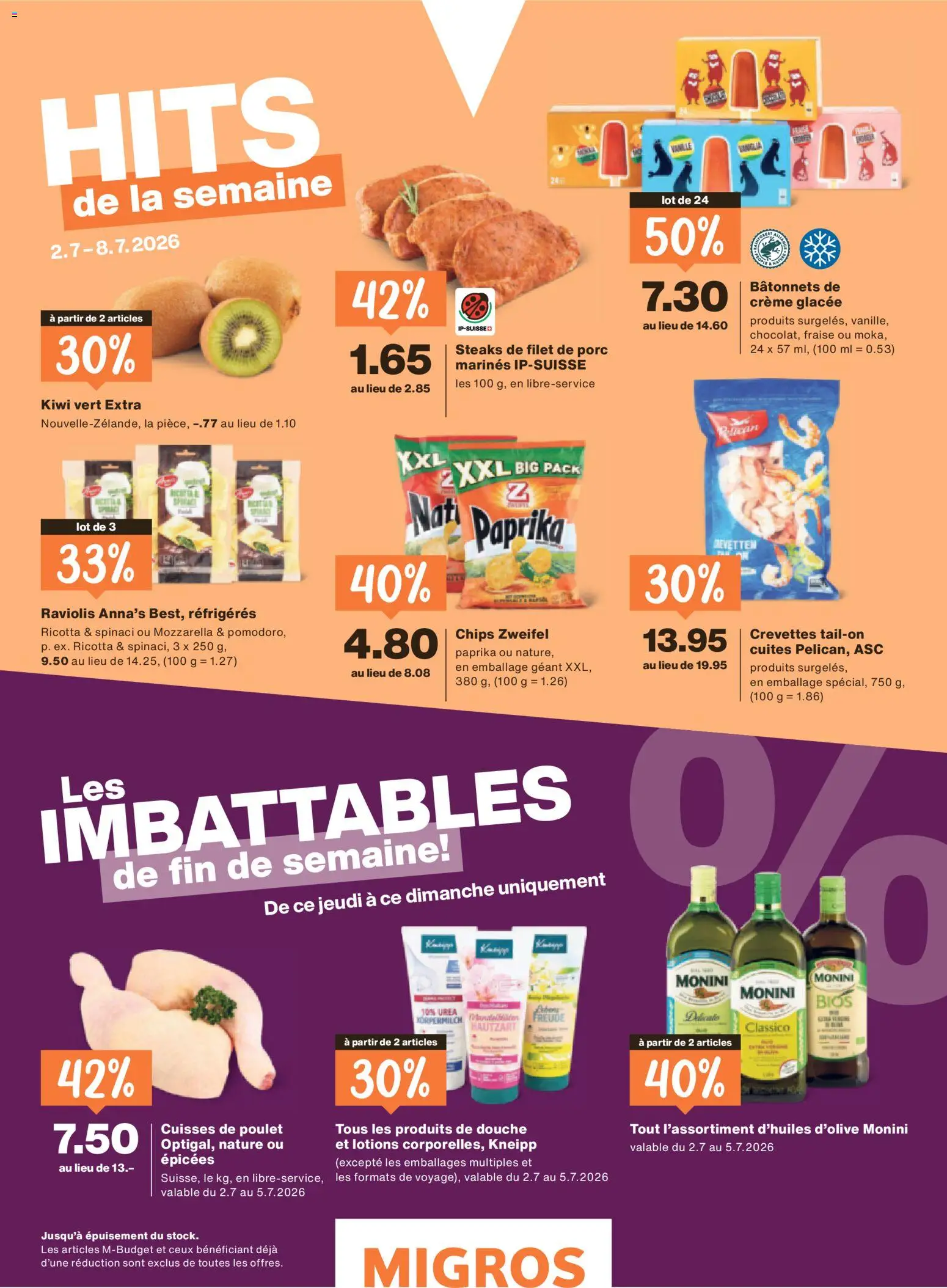 Migros aktionen Magazine FR – gültig ab 01.07.2026 | Seite: 56