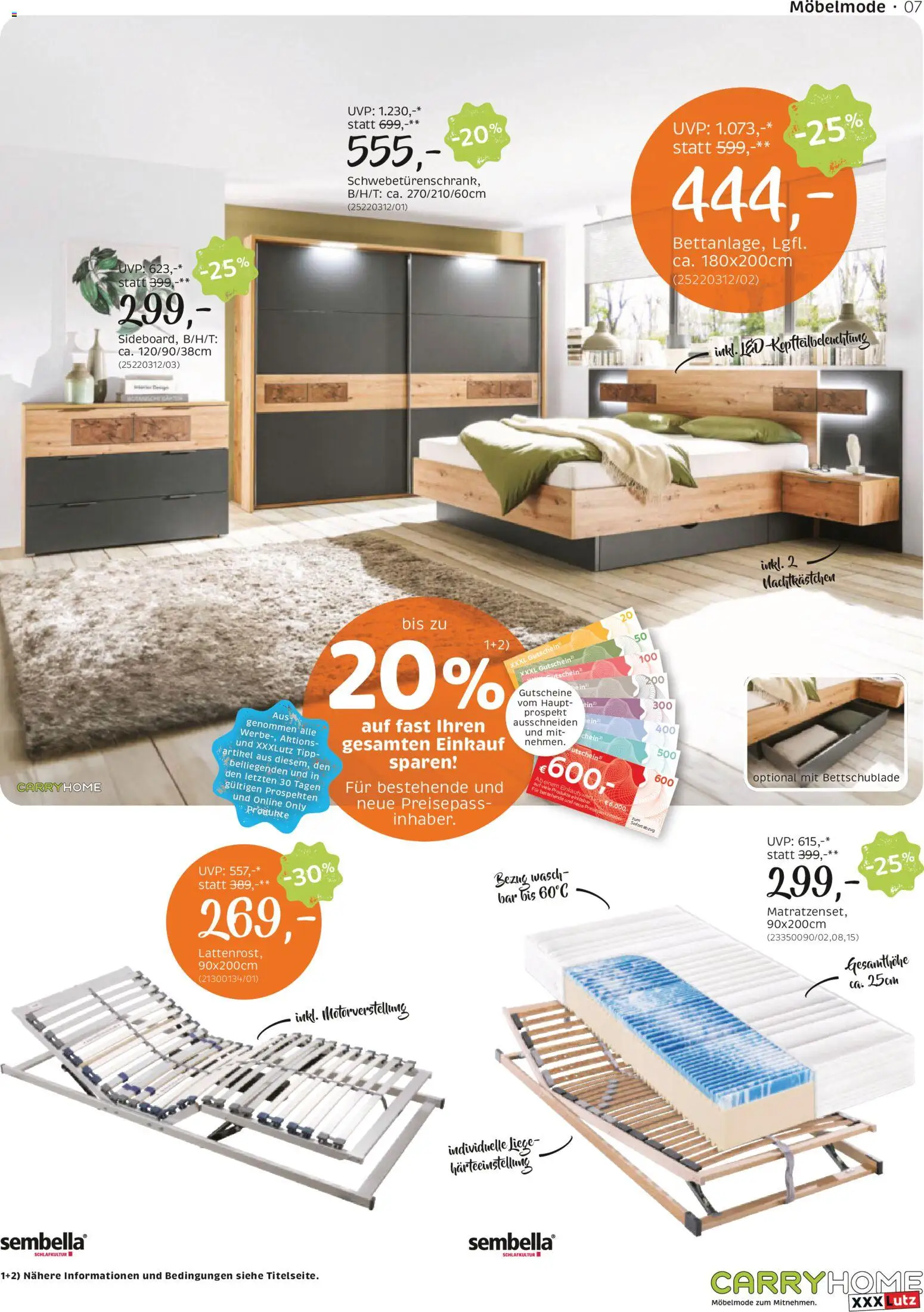 XXXLutz Carry Home gültig ab 01.09.2026 | Seite: 7
