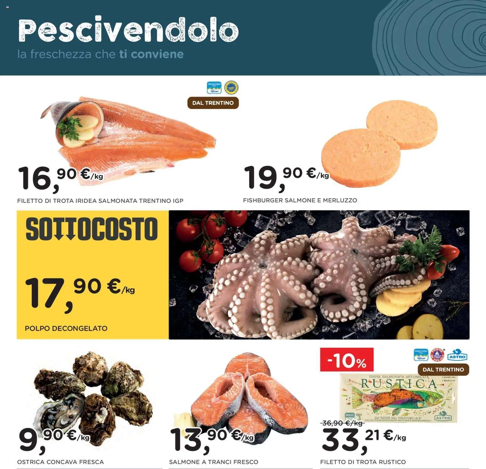 Volantino Poli del 29/07/2026 | Pagina: 9 | Prodotti: Salmone, Merluzzo, Polpo, Trota