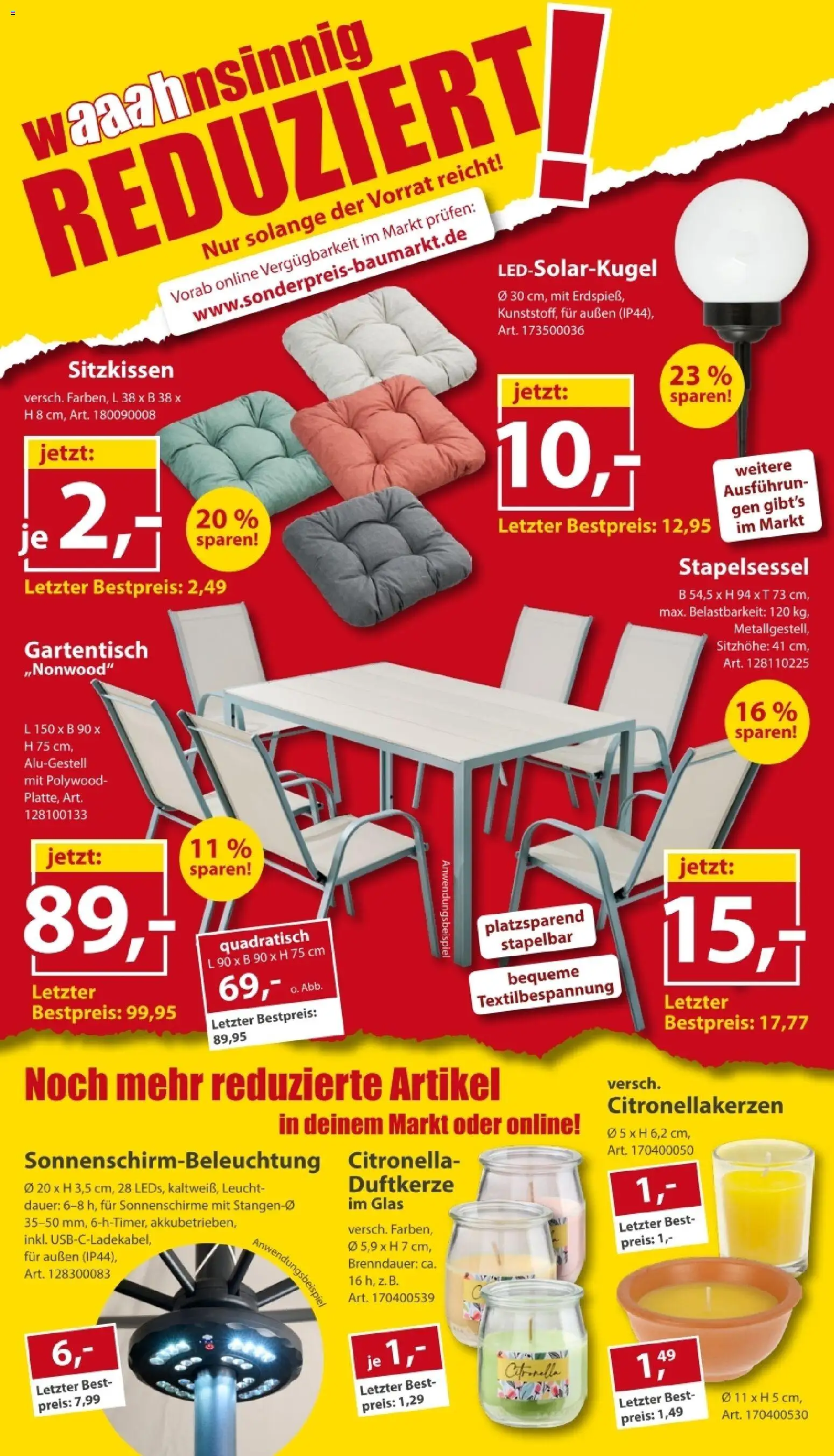 Sonderpreis Baumarkt Prospekt – gültig ab 01.08.2026 | Seite: 10