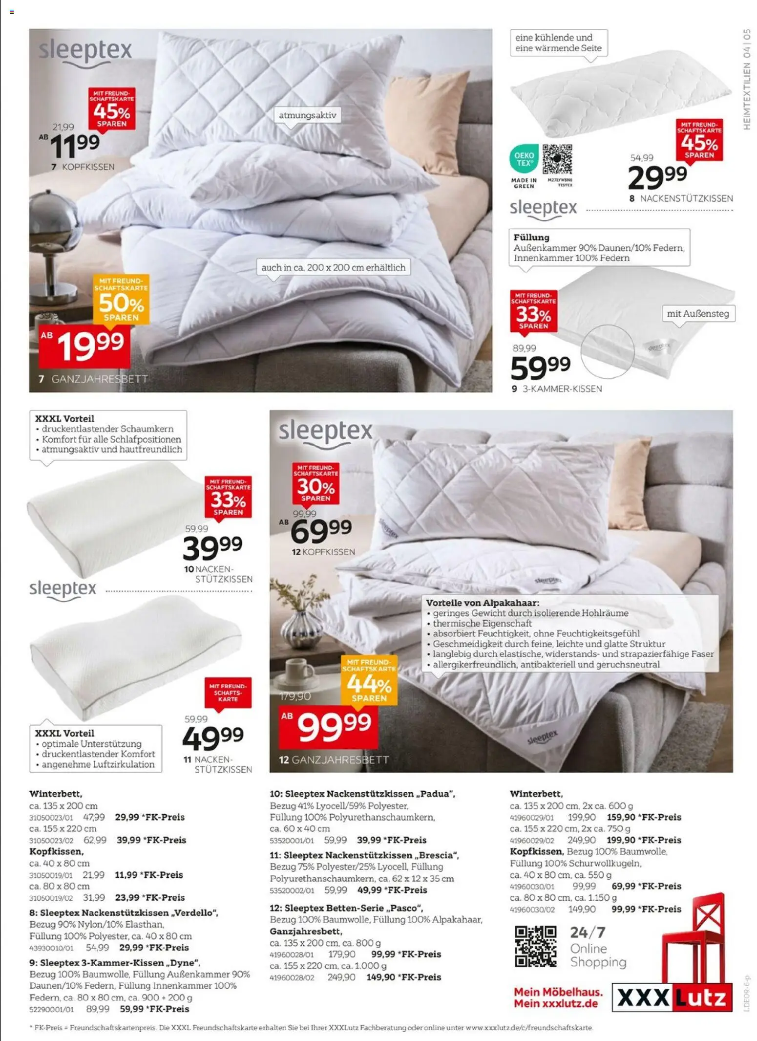 XXXLutz Bis zu 73% auf Wohnaccessoires – gültig ab 05.09.2026 | Seite: 5 | Produkte: Gewicht, Kopfkissen