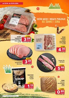 Pivac Katalog - Pregled kataloga iz trgovine Pivac, vrijedi od 22.06.2026 | Stranica: 4 | Proizvodi: Somun, Svinjski kare, Meso, Svinjski file