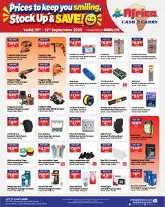 Africa Cash & Carry specials catalogue – valid from 10/09/2026 | Page: 38