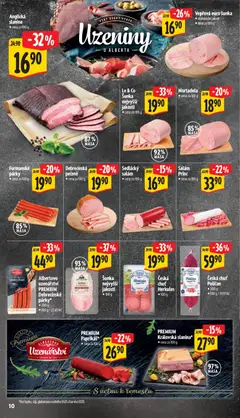 Náhled letáku Vepřová euro šunka, standardní jakost, • cena za 100 g od 15.07.2026 | Strana: 20