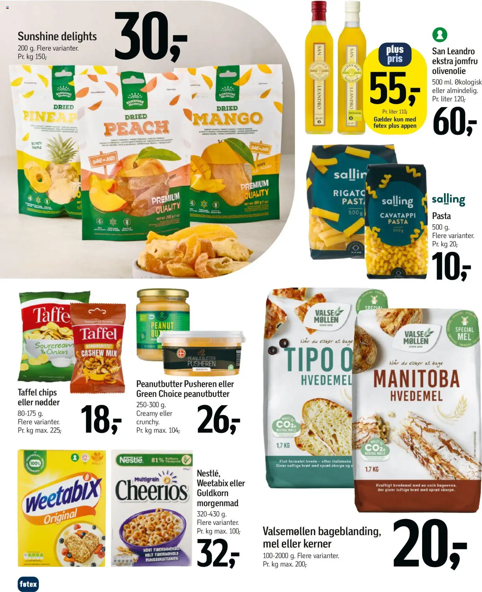 Føtex tilbudsavis – gyldig fra 14/08/2026 | Side: 38 | Produkter: Pasta, Nødder, Hvedemel, Mel