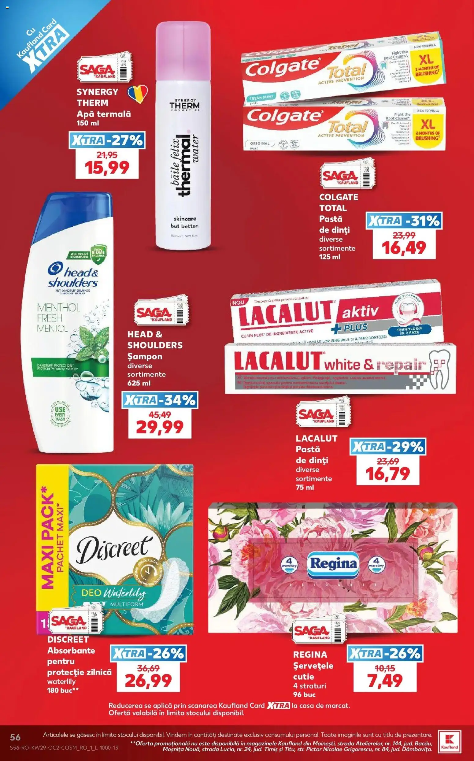 Noul catalog Kaufland – valabil de la 15.07.2026 | Pagină: 56 | Produse: Aplică, Cutie, Șampon, Plus