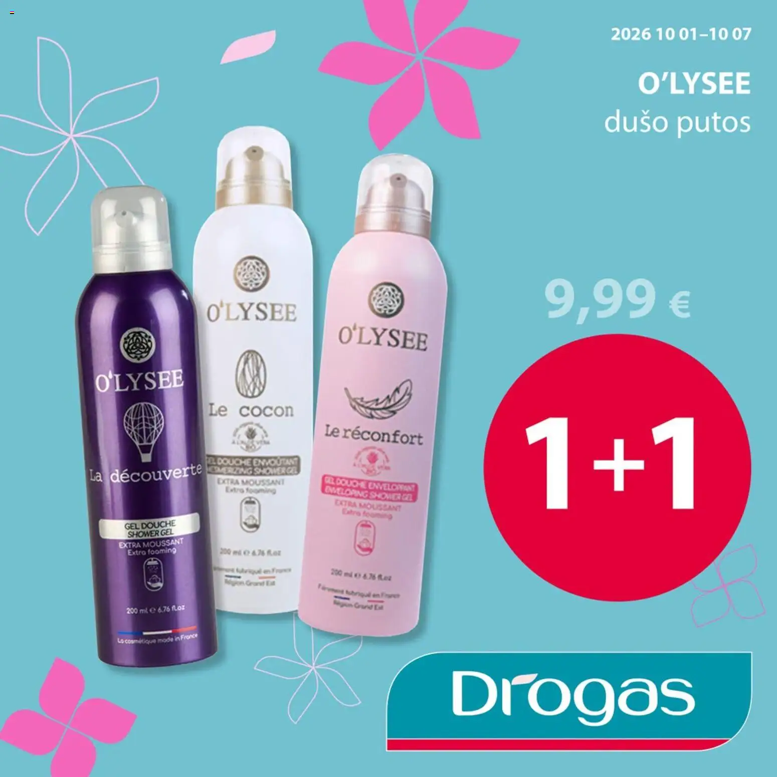 Drogas akcijos nuo 2026.10.02 | Puslapis: 3 | Prekių: Putos