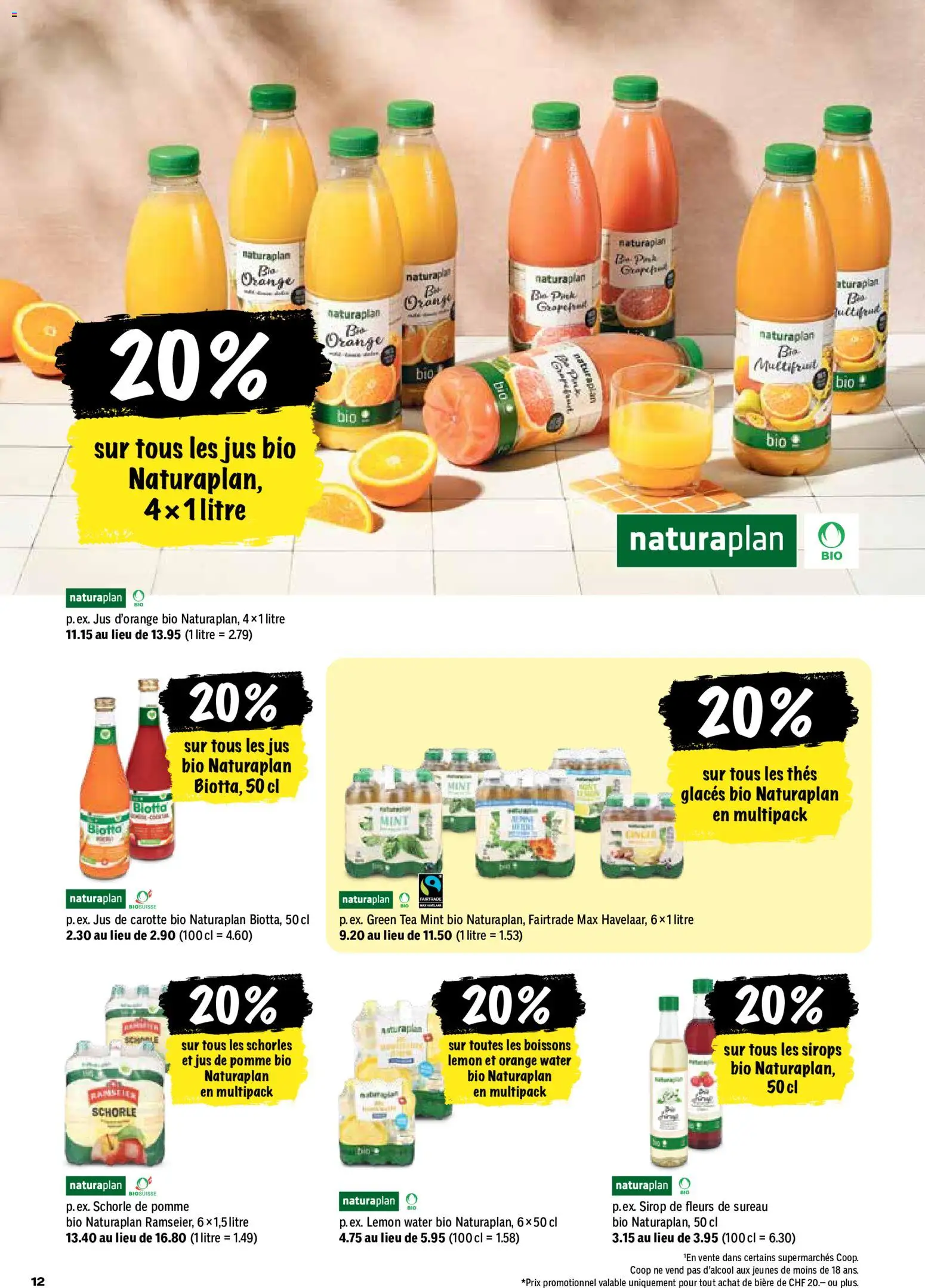 Coop aktionen FR – gültig ab 25.06.2026 | Seite: 12