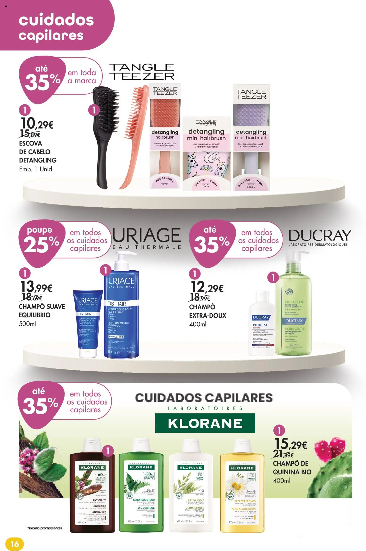 Pingo Doce folheto Bem Estar Verão 2 Lojas │ válido de 14/07/2026 | Página: 16 | Produtos: Champô, Shampoo, Sérum