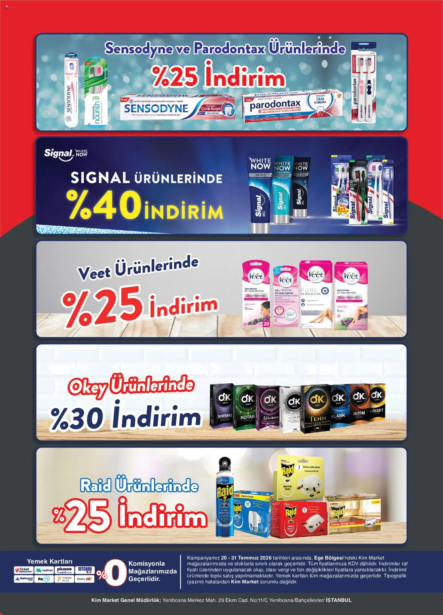 Kim Market Katalog - 20 Temmuz 2026 tarihinden itibaren geçerlidir | Sayfa: 7 | Ürünler: Raf