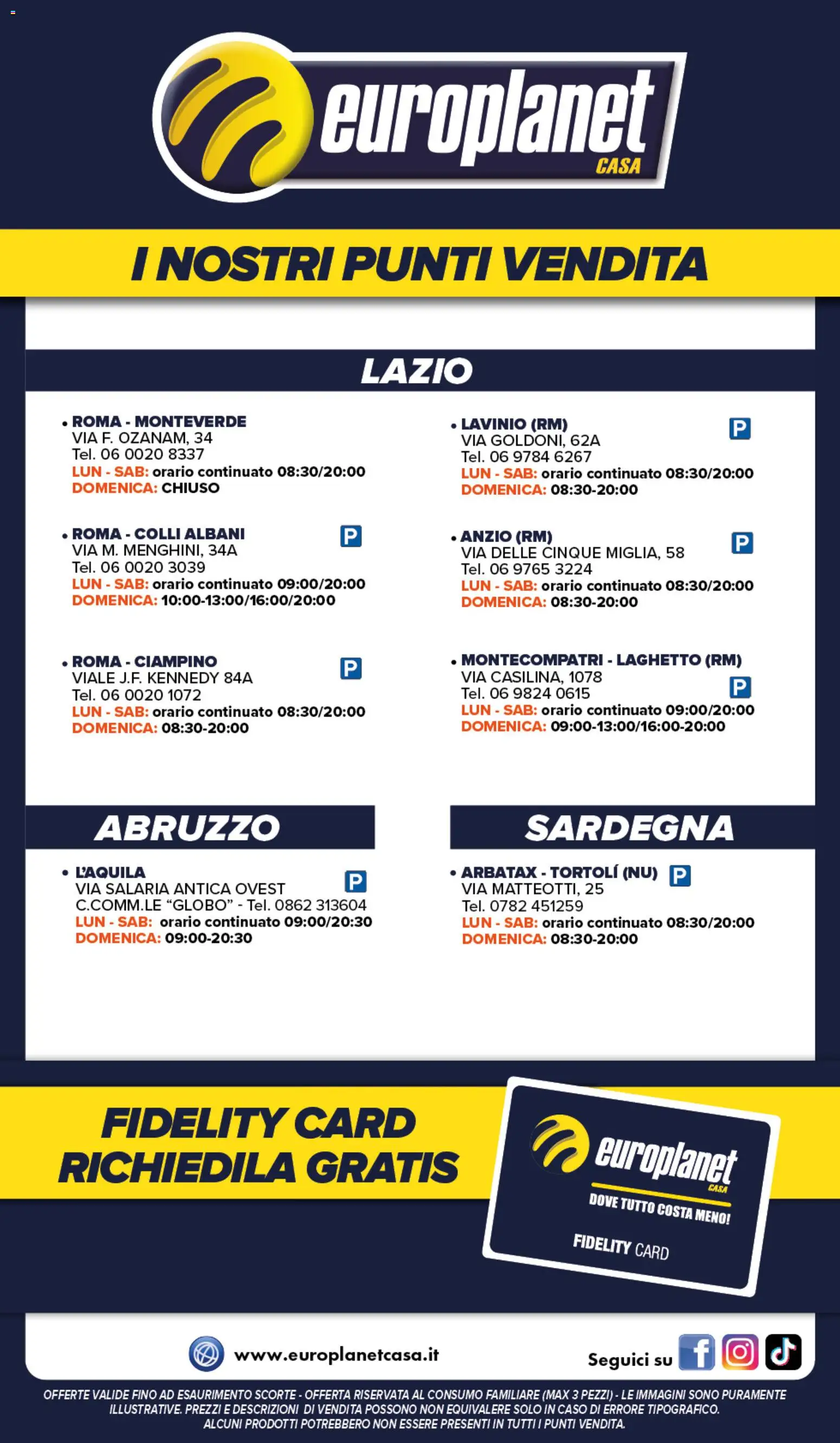 Volantino Europlanet Casa del 29/10/2026 | Pagina: 17