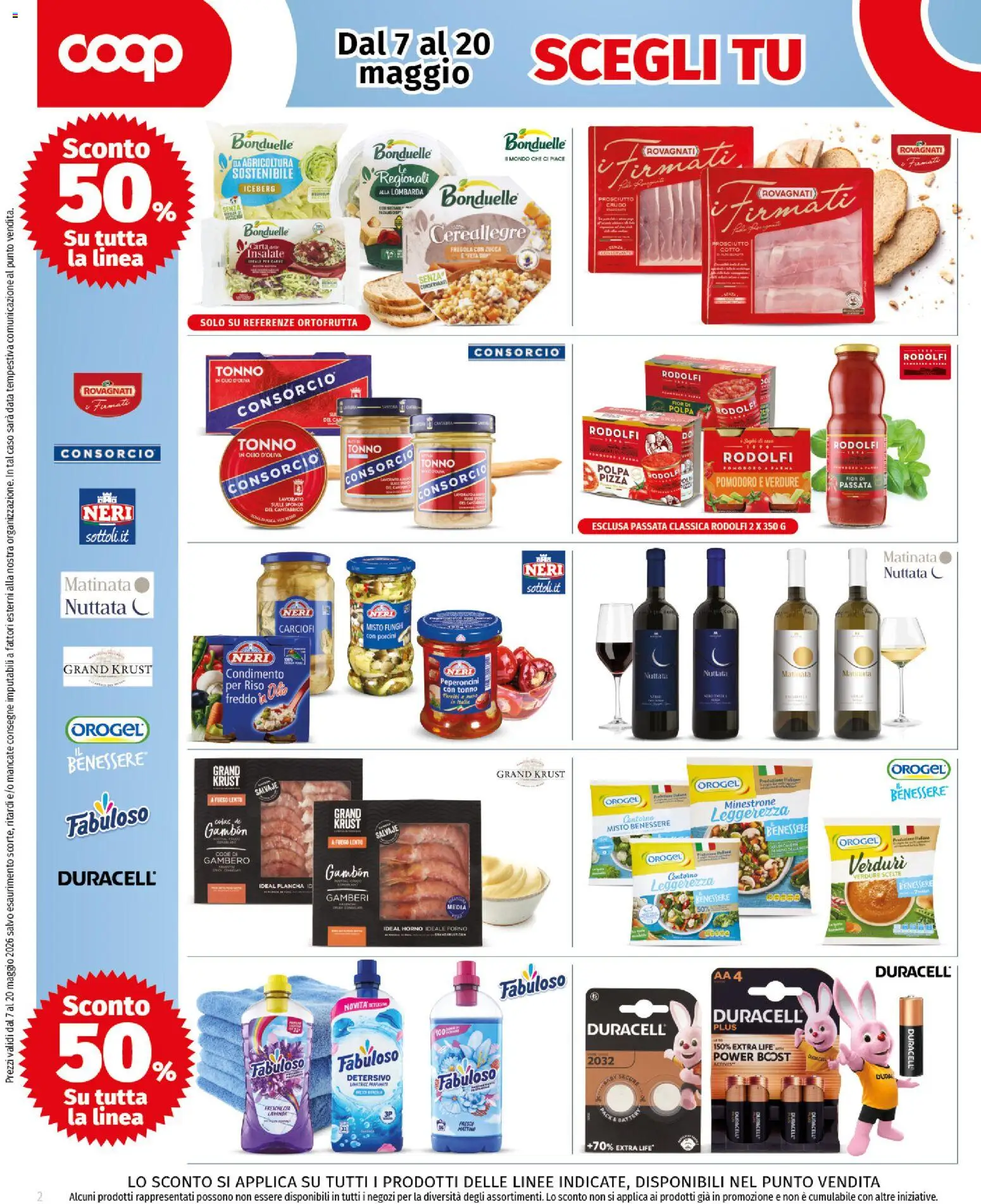 Volantino COOP del 07.05.2026 | Pagina: 2 | Prodotti: Pizza, Riso, Carciofi, Tonno