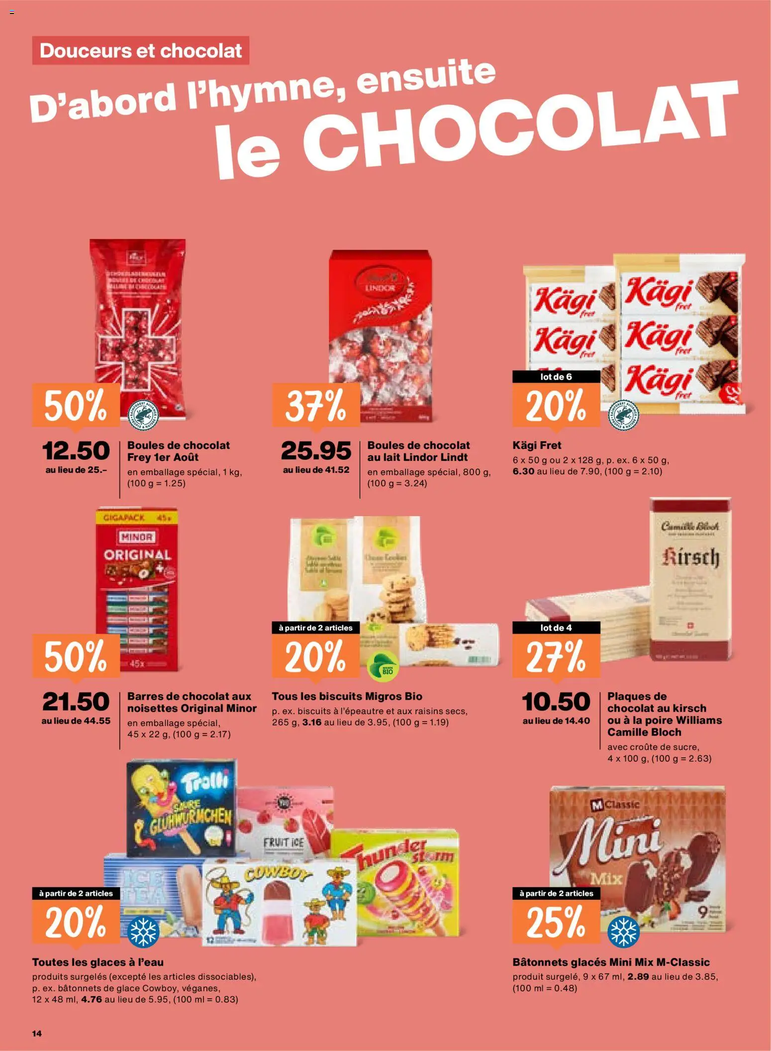 Migros aktionen FR – gültig ab 23.07.2026 | Seite: 14