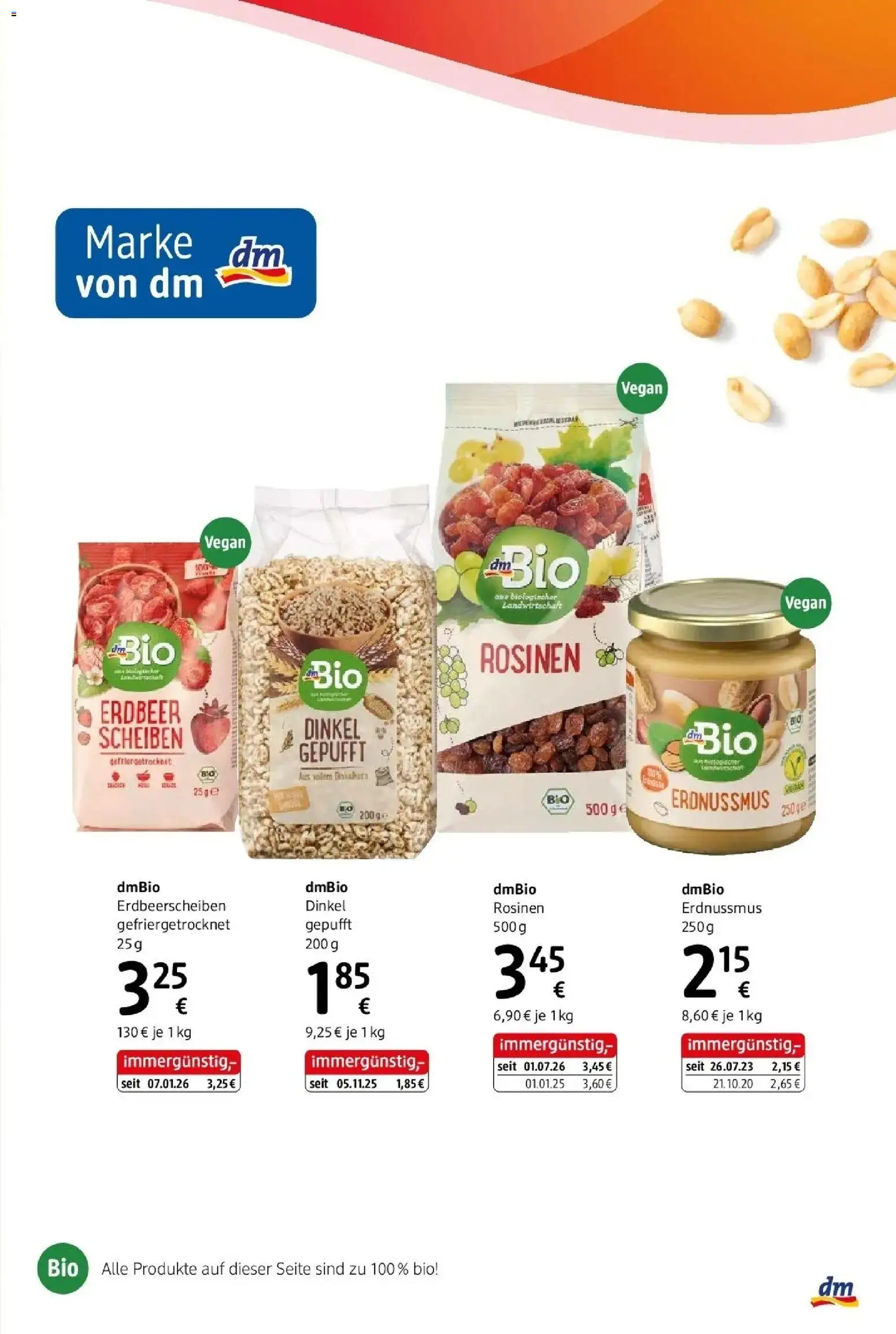 dm drogerie markt Flugblatt  / 2026 von 08.10.2026 - Aktuelle Angebote | Seite: 3 | Produkte: Rosinen