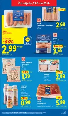 PIKOK Hamburger XXL, Hamburger XXL - Pregled kataloga iz trgovine Lidl, vrijedi od 17.08.2026 | Stranica: 47