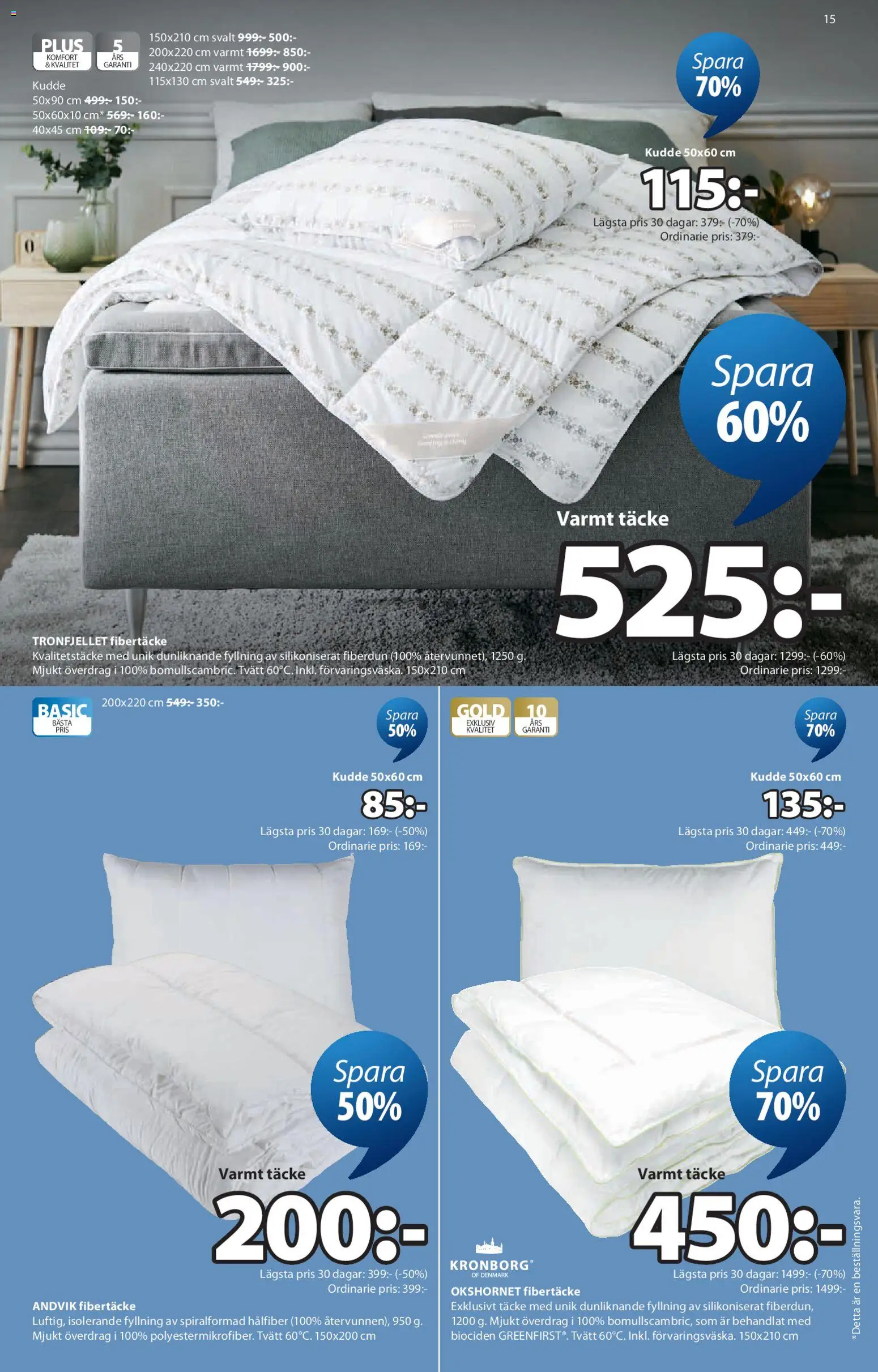 JYSK reklamblad aktuell från 07/09/2026 | Sida: 15 | Produkter: Ben, Bäddmadrass, Sänggavel