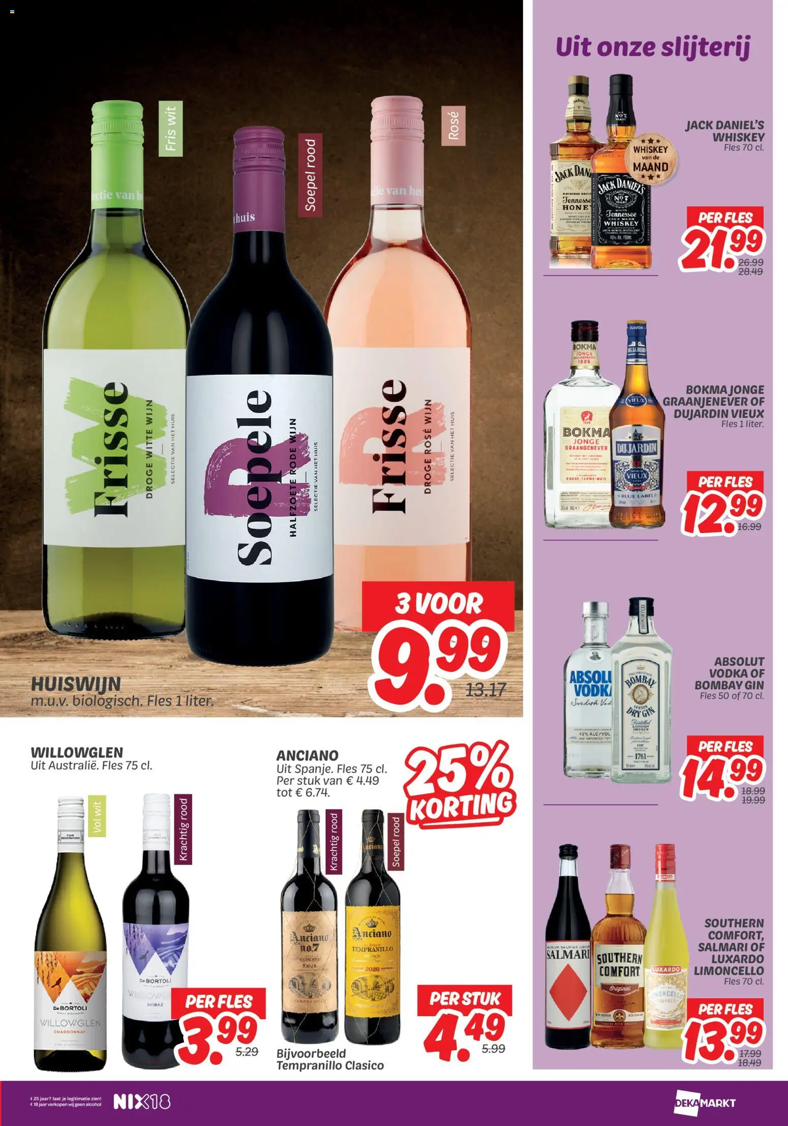 {H1} | Pagina: 21 | Producten: Wijn, Gin, Slijterij, Alcohol