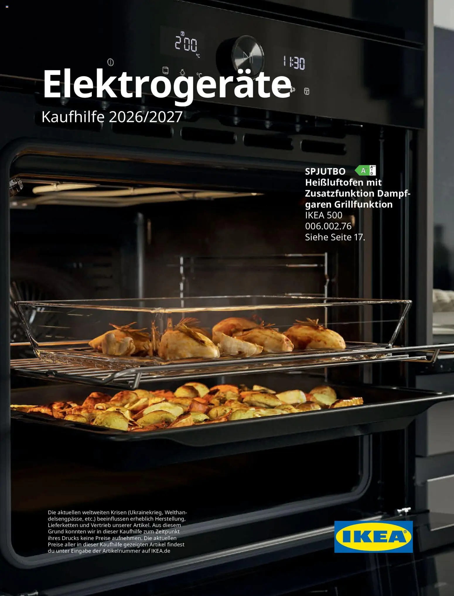 Ikea Elektrogeräte – gültig ab 19.06.2026 | Seite: 1