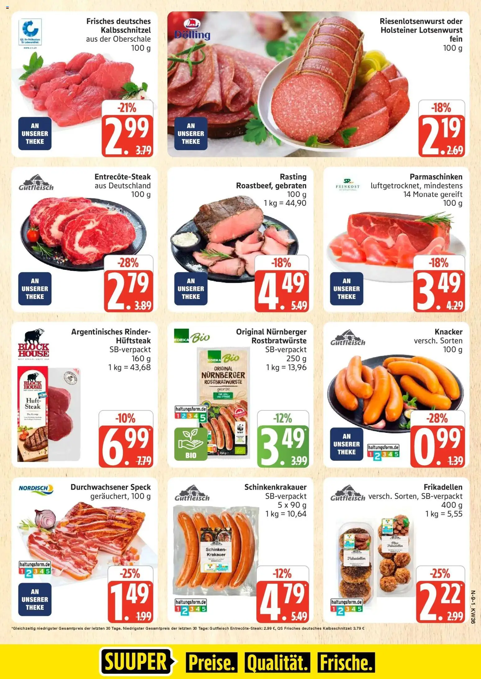 Marktkauf Prospekt Buxtehude (ab 31.08.2026) » Angebote online | Seite: 9 | Produkte: Theke, Schinken, Steak