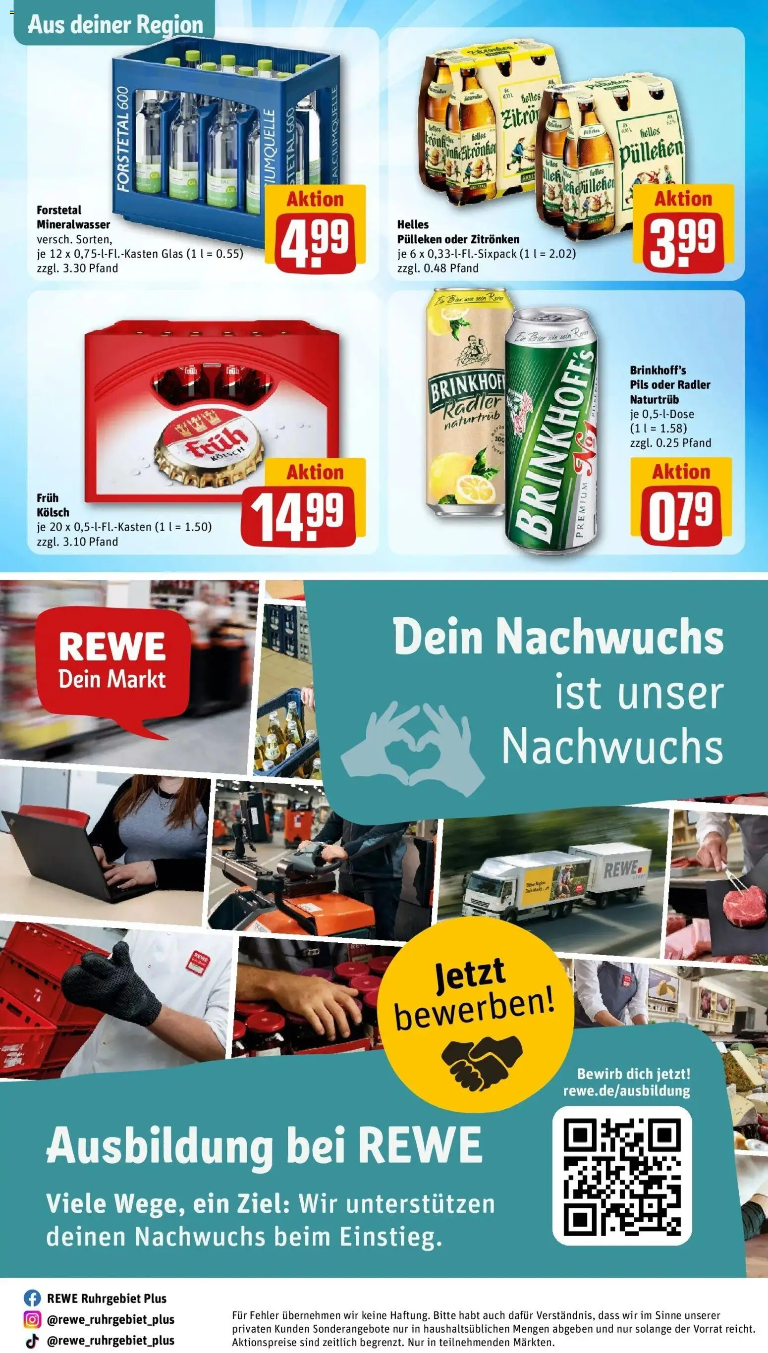 REWE Prospekt ab 24.08.2026 zum Blättern » Angebote | Seite: 28 | Produkte: Bier, Pils, Mineralwasser, Radler