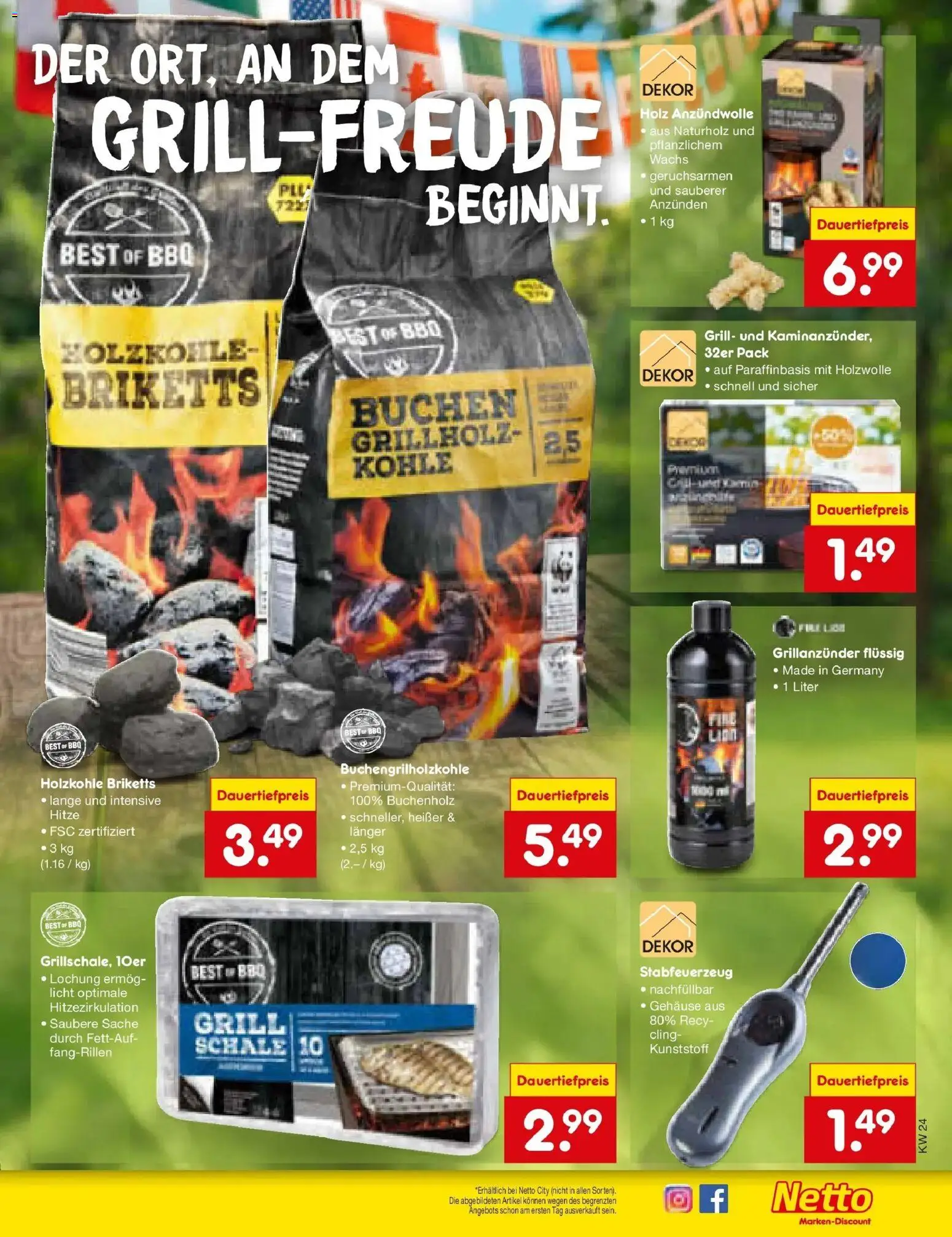 Netto Marken-Discount Prospekt Mannheim – gültig ab 08.06.2026 | Seite: 14 | Produkte: Grill